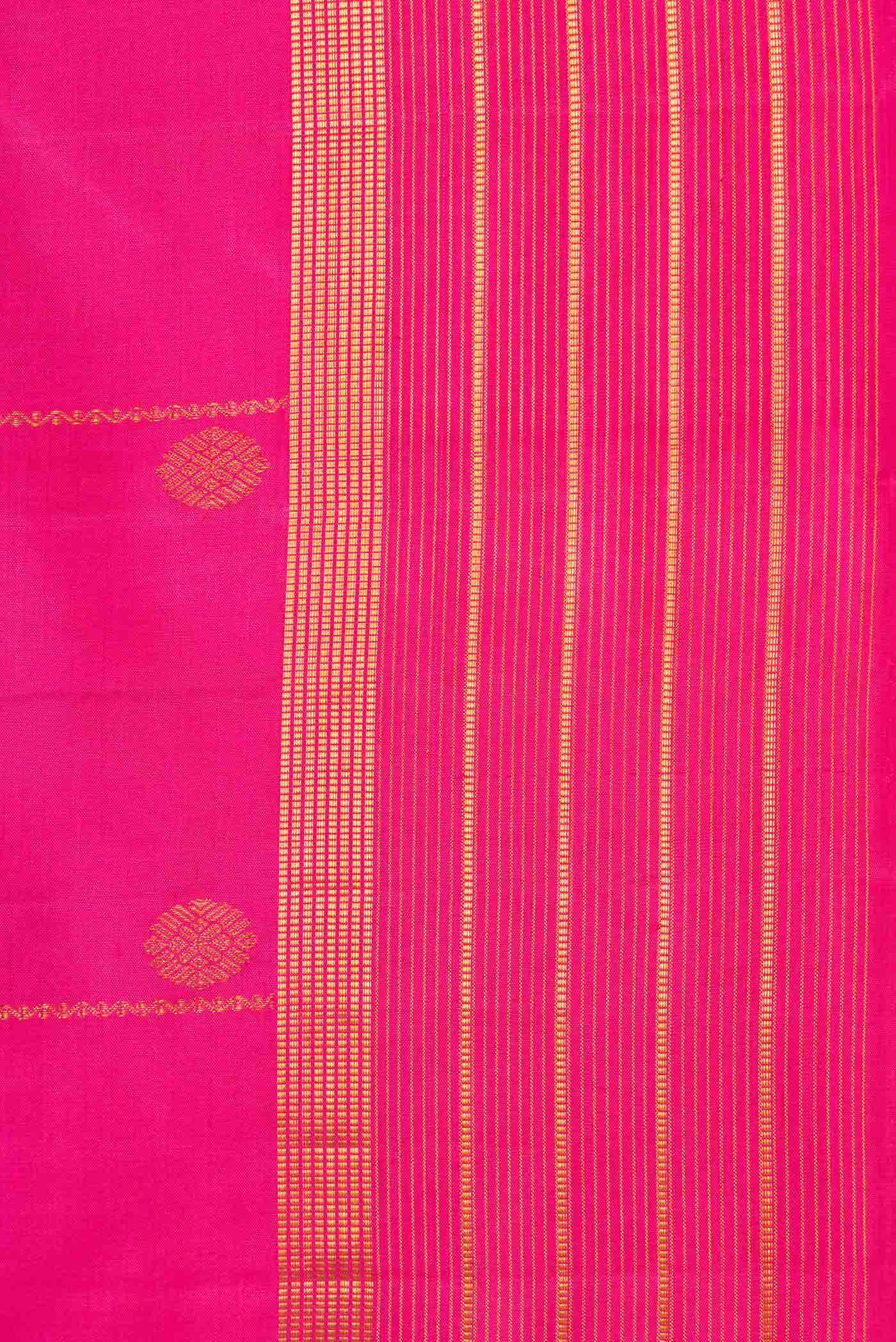 Pink Kanjivaram Silk Saree - Image 6