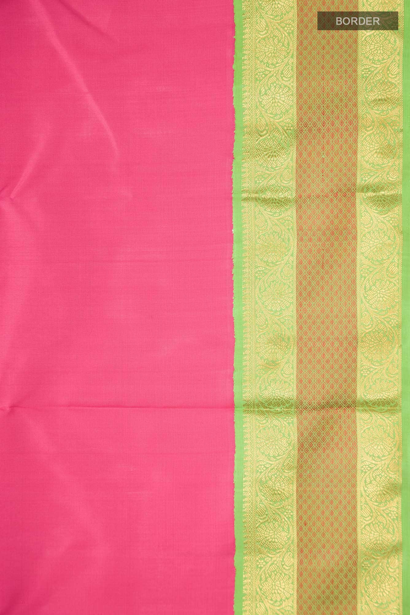 Pink Kanjivaram Silk Saree - Image 5