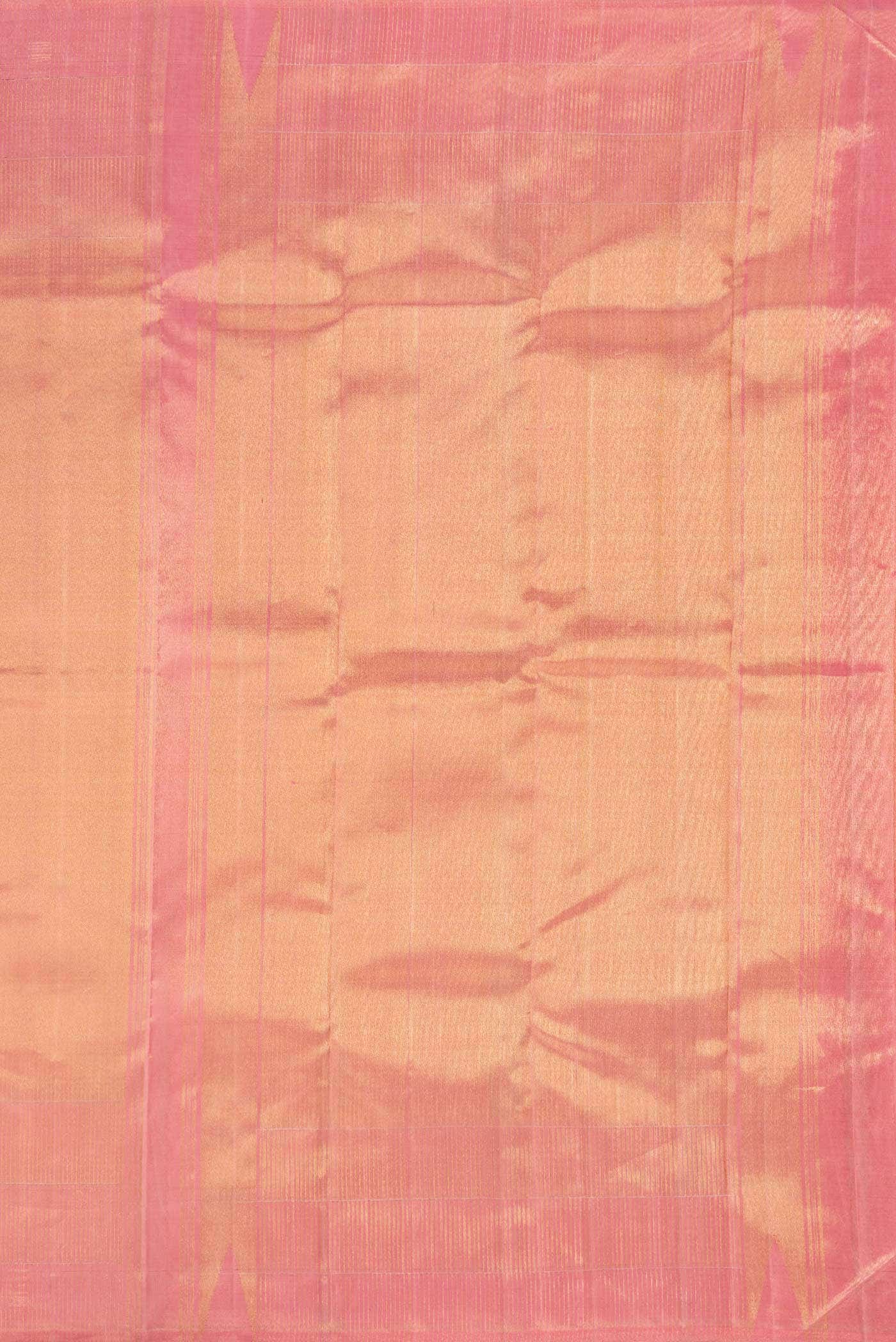 Pink Kanjivaram Tissue Silk Saree - Image 5