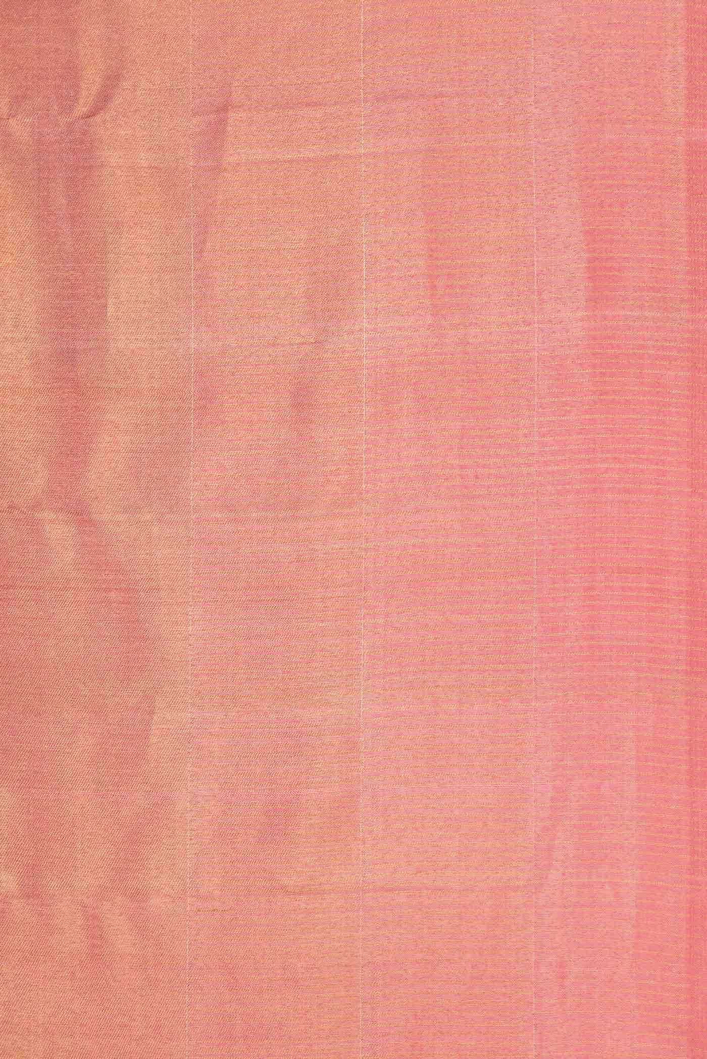 Pink Kanjivaram Tissue Silk Saree - Image 6