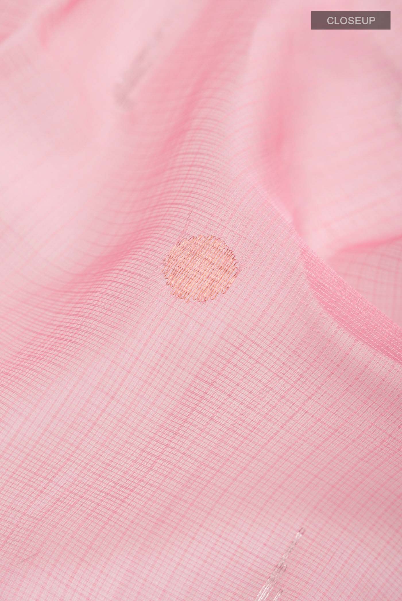 Pink Kota Silk Saree - Image 2