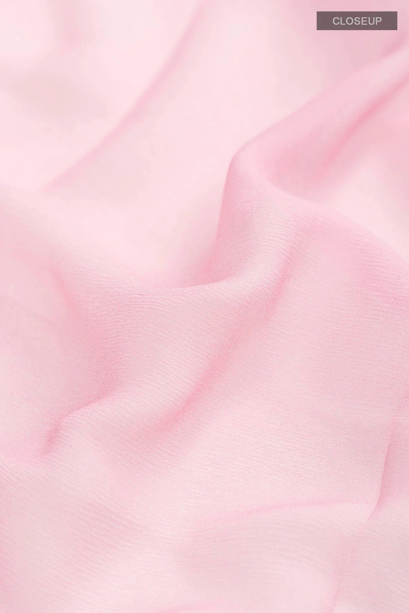 Pink Mysore Chiffon Saree - Image 2