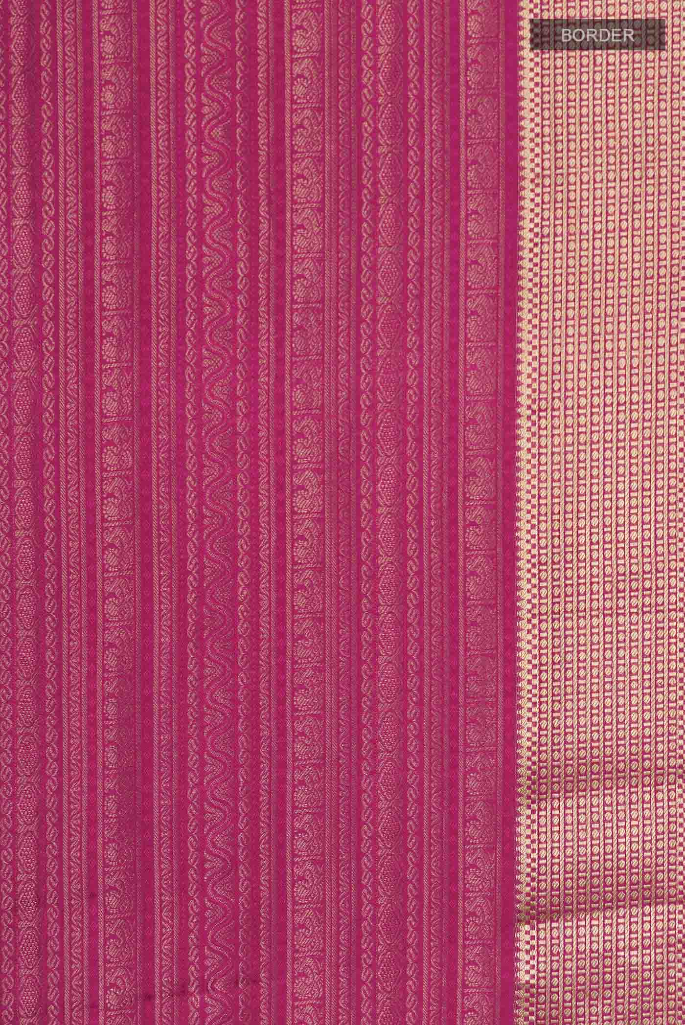 Pink Mysore Crepe Saree - Image 3