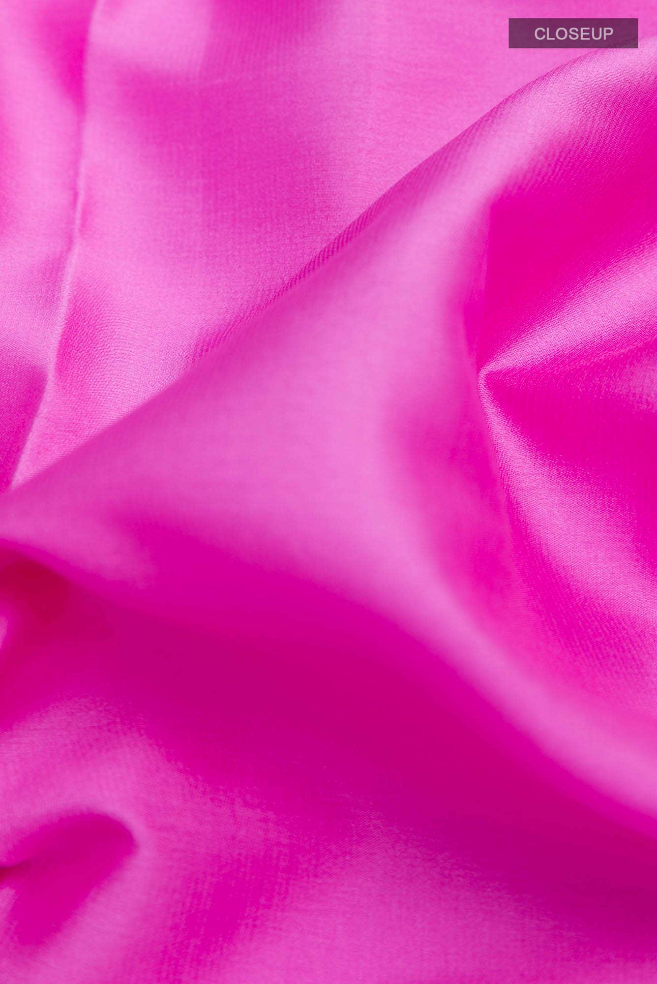 Pink Mysore Crepe Saree - Image 2