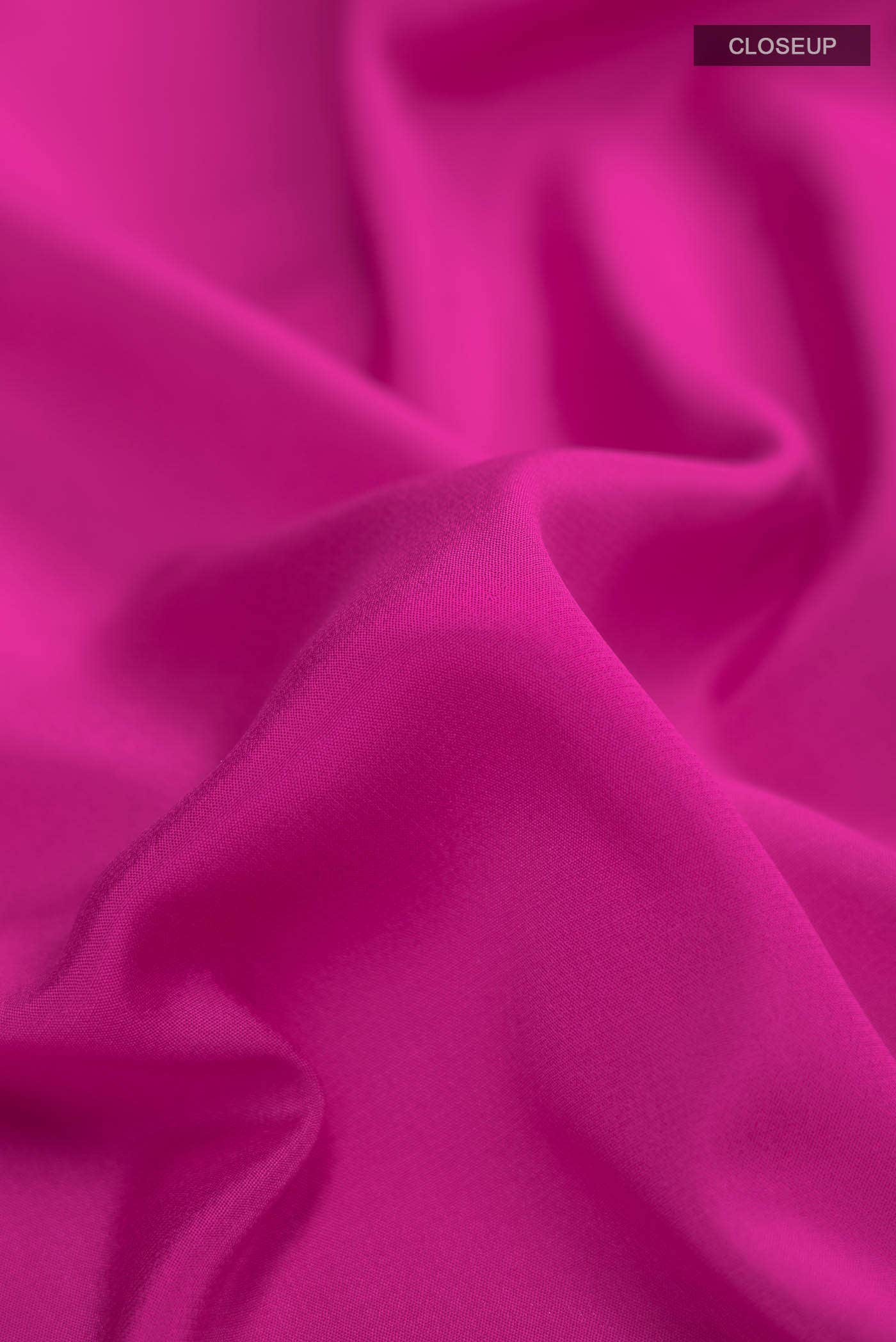 Pink Mysore Crepe Saree - Image 2