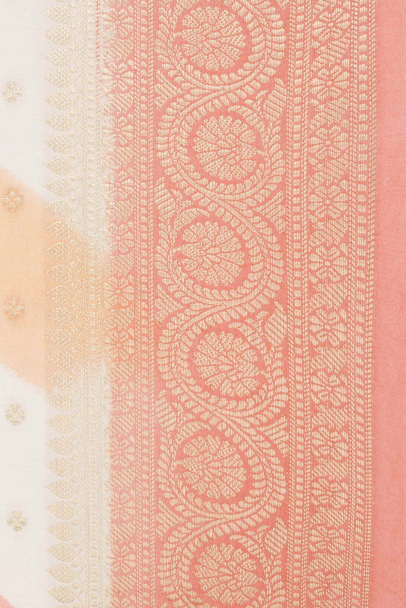 Multi Color Banarasi Raw Silk Saree - Image 3