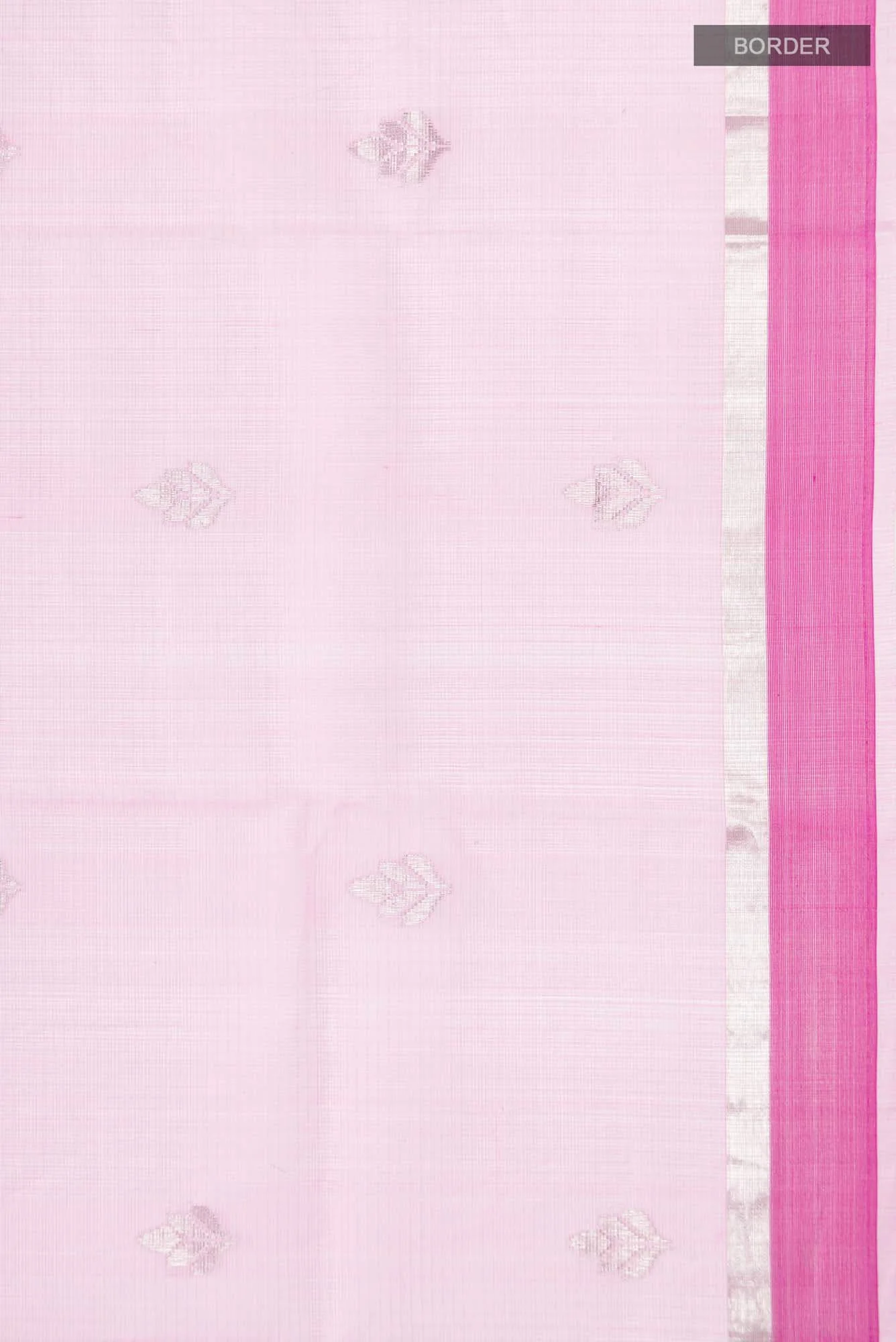 Rose pink Kota Silk Saree - Image 5