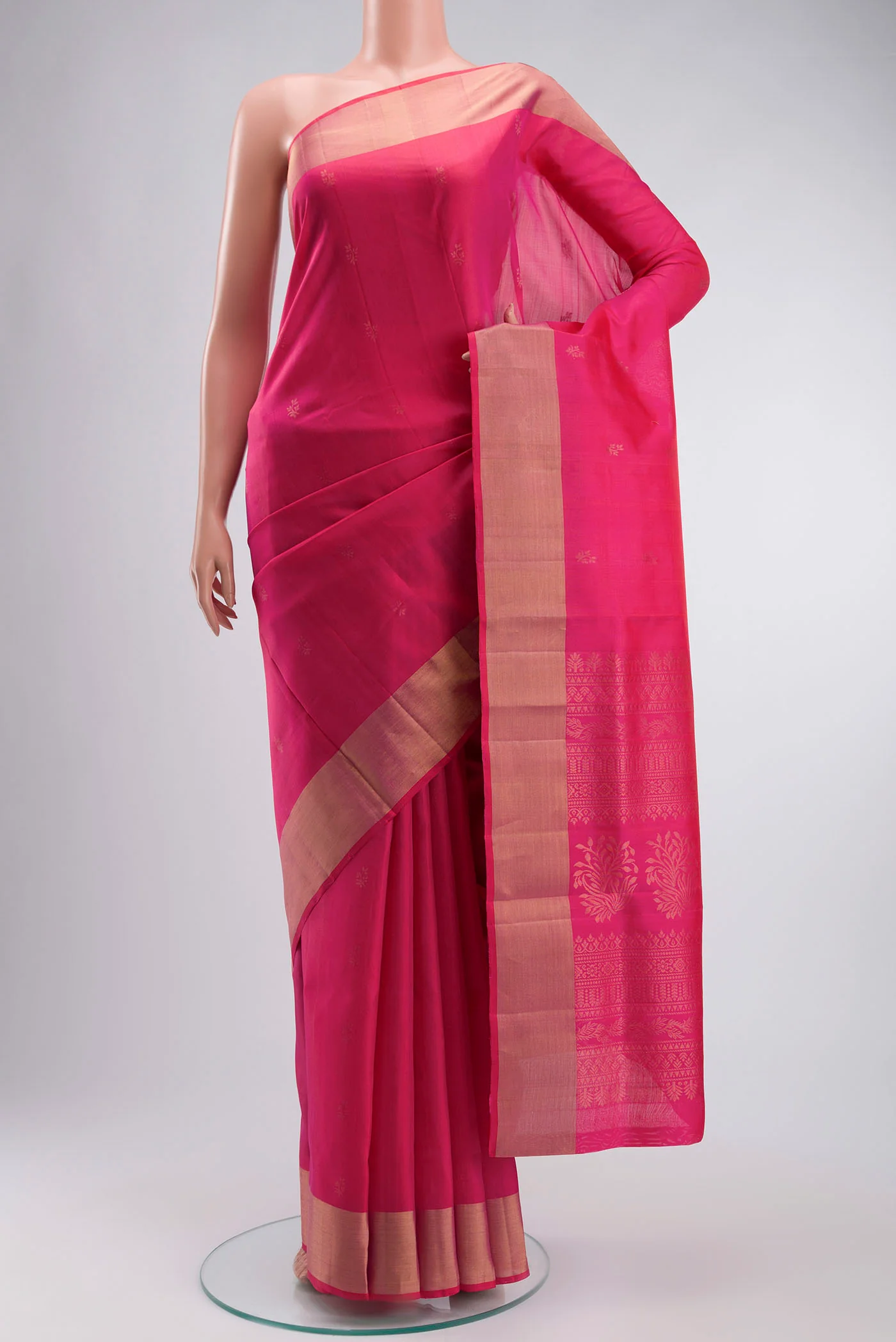 Pink Soft Silk Saree