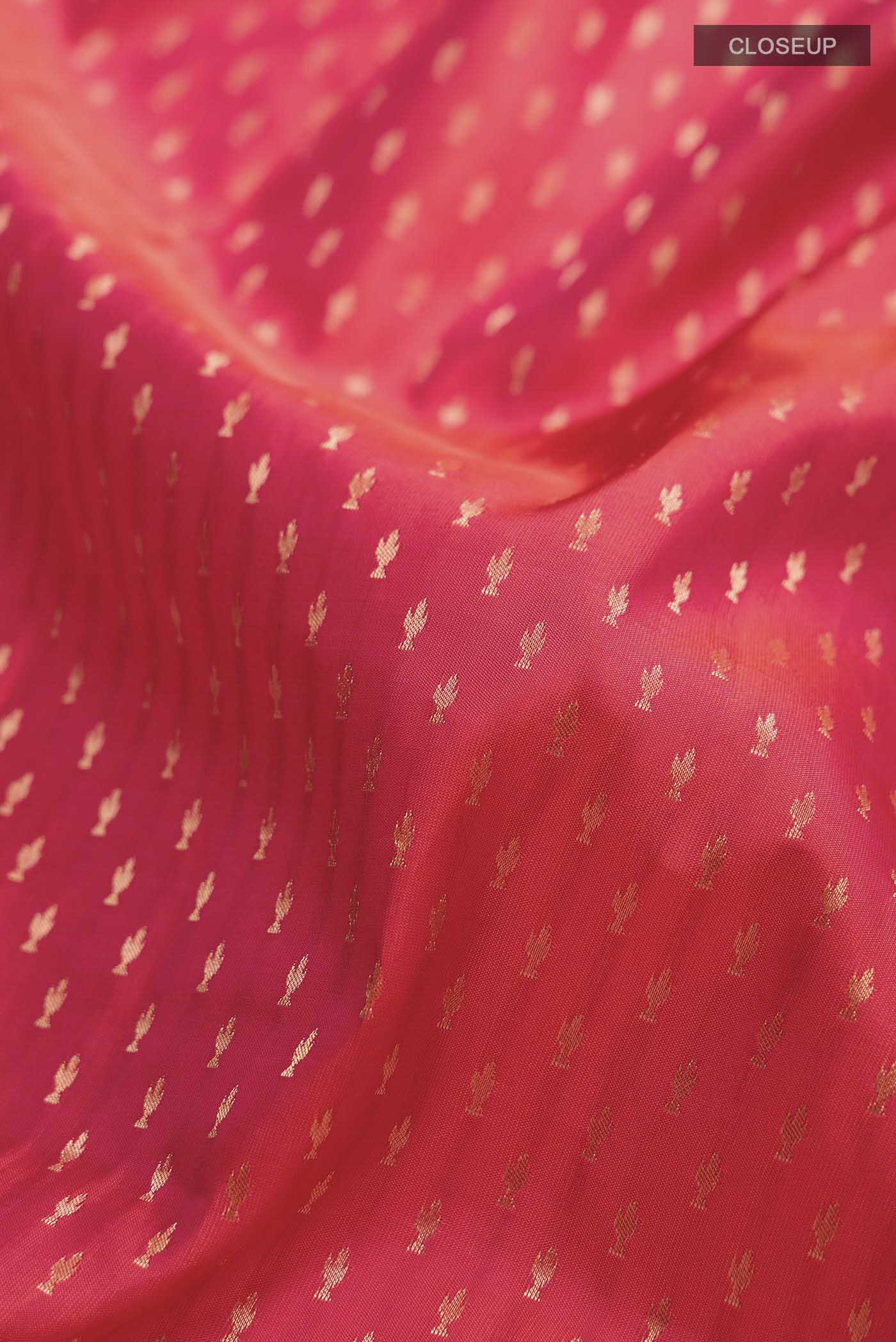 Pink Soft Silk Saree - Image 2