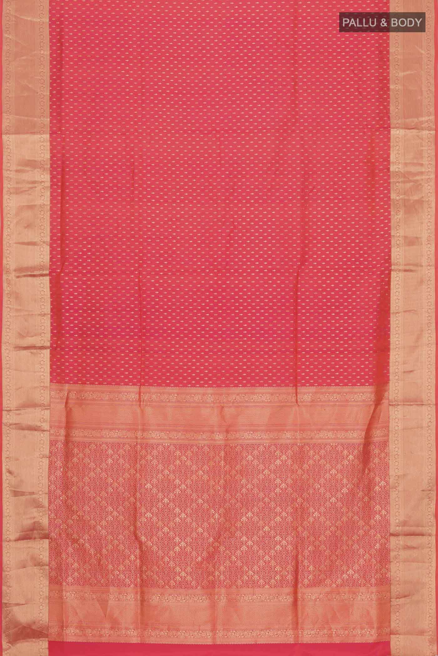 Pink Soft Silk Saree - Image 5