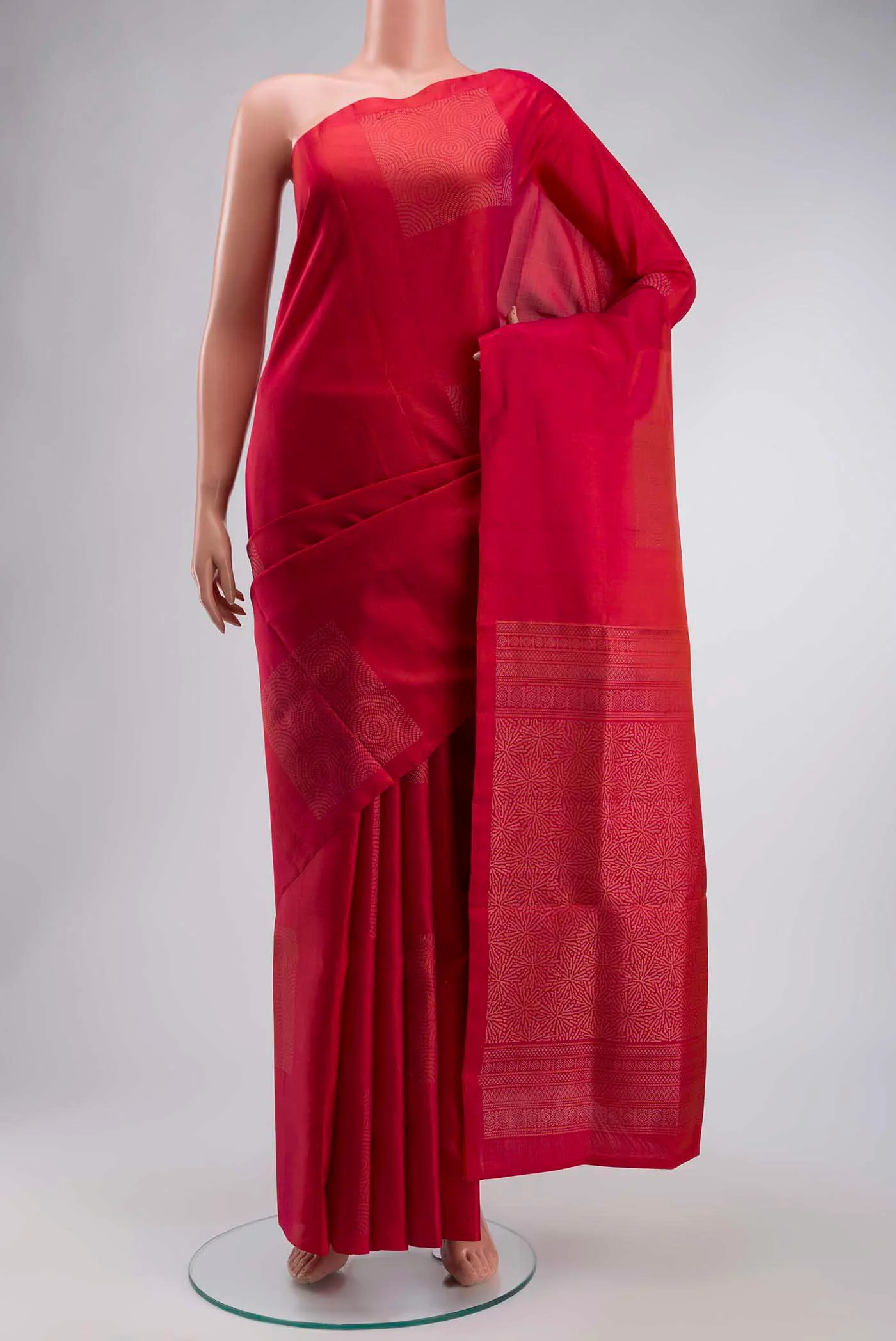 Pink Soft Silk Saree