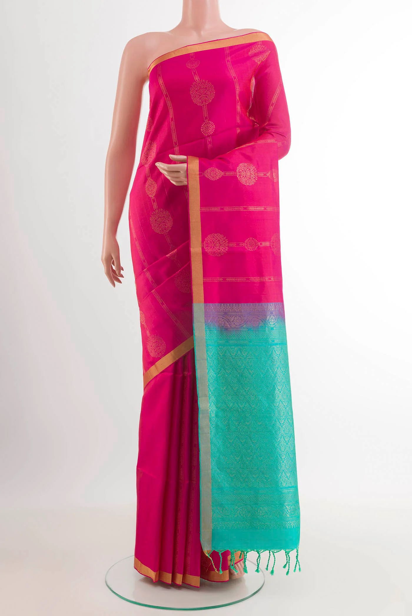 Pink Soft Silk Saree