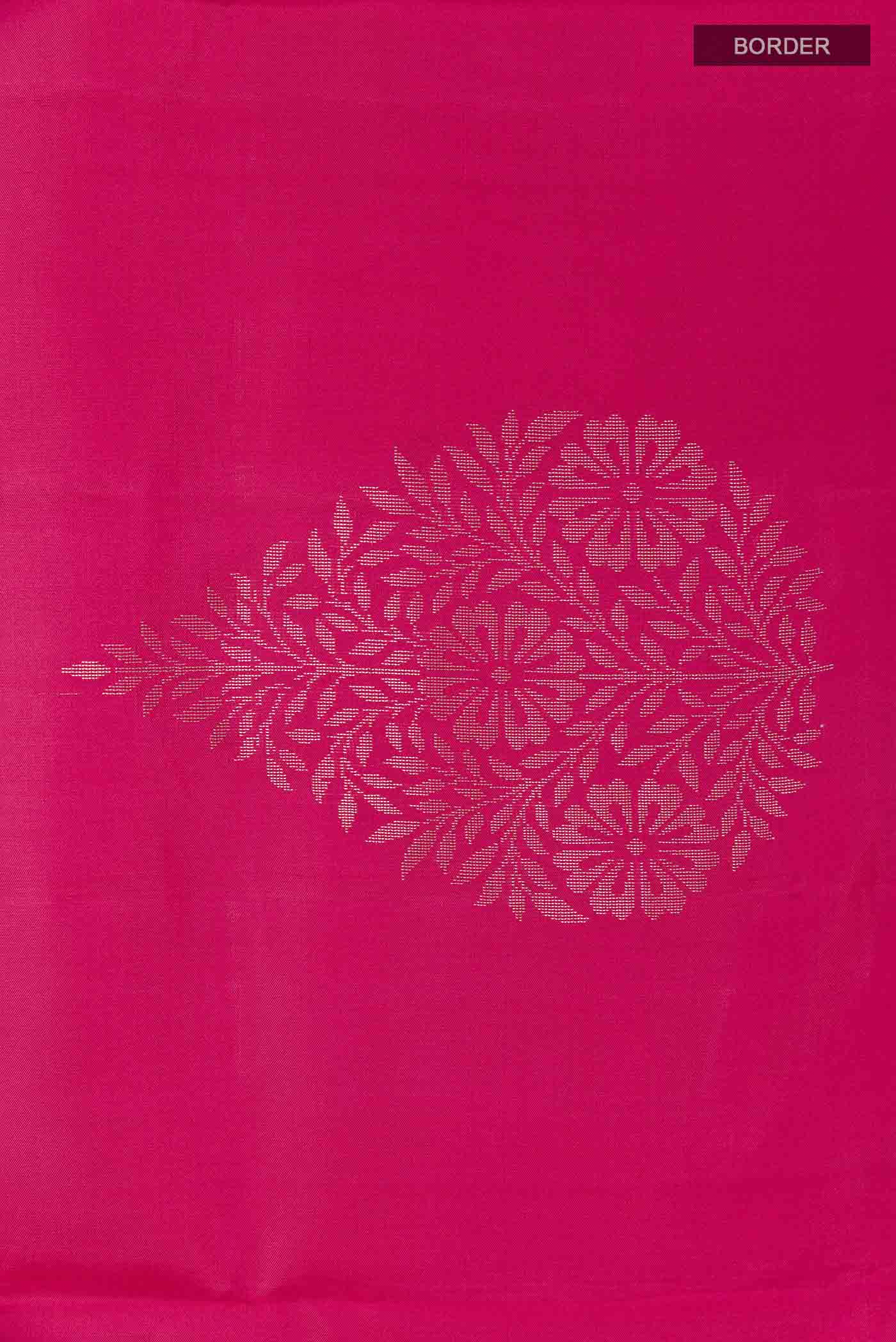 Pink Soft Silk Saree - Image 3