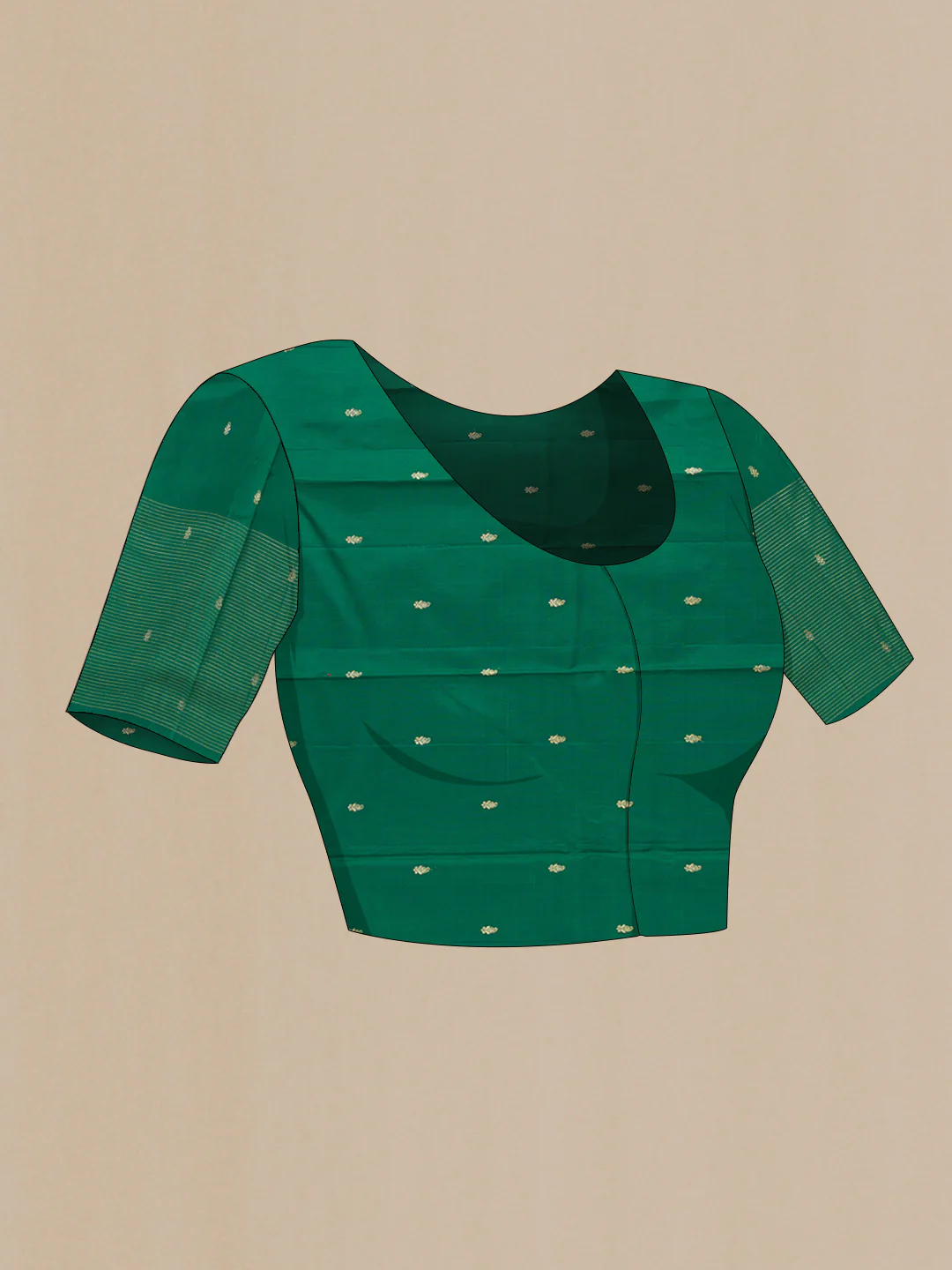 Pista Green Kanjivaram Silk Saree - Image 5