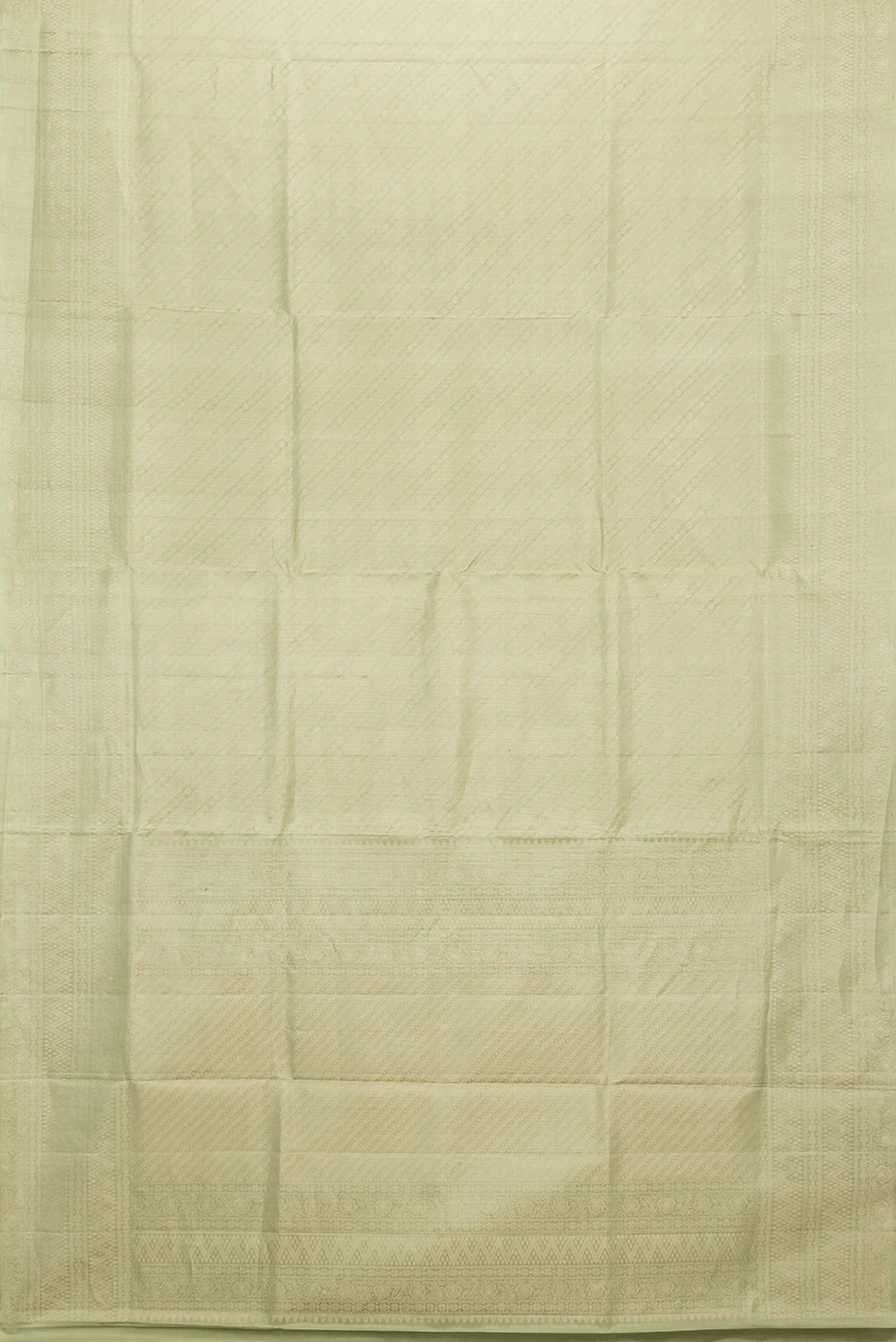 Olive Green Soft Silk Saree - Image 6
