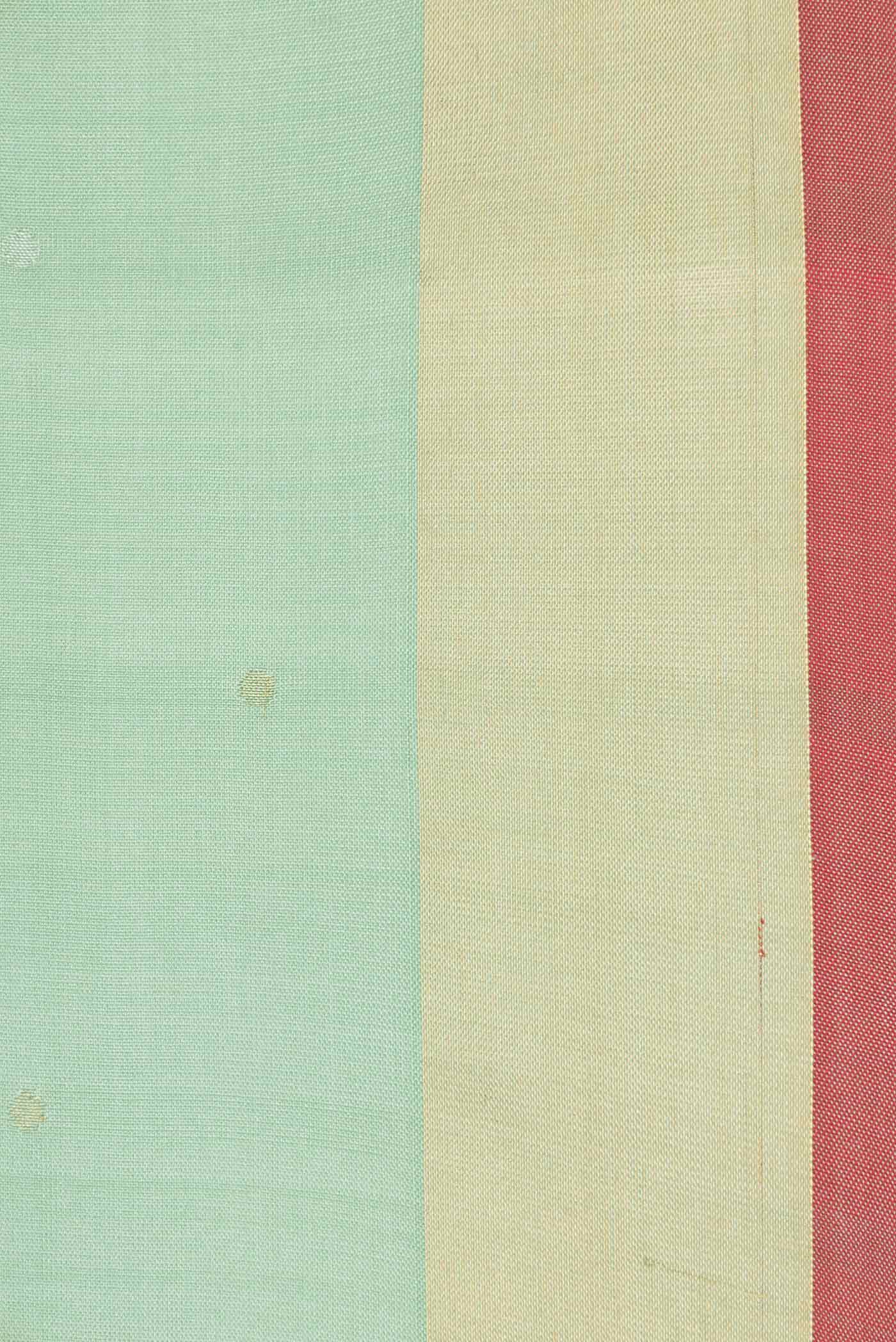 Pista Green Dual Tone Uppada Silk Saree - Image 3
