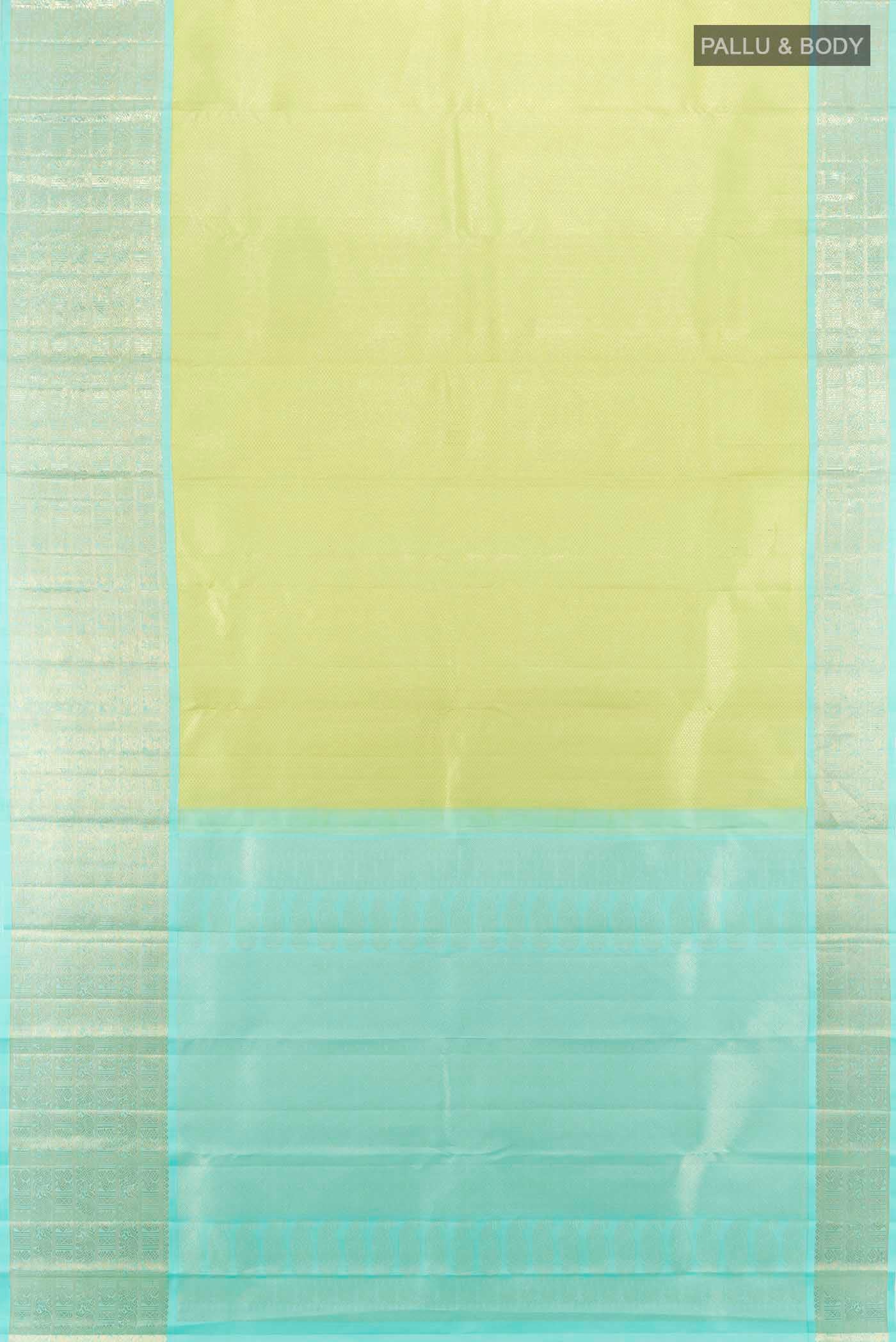 Pista Green Kanchipuram Silk Saree - Image 5