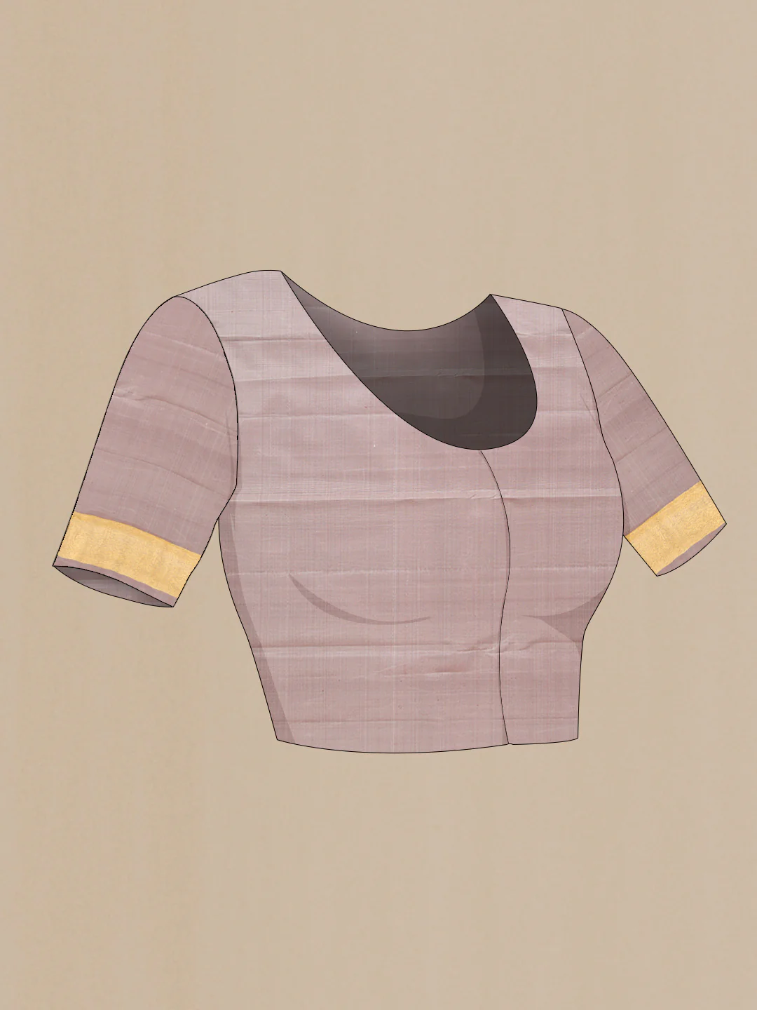 Pure Silk Pure Zari Sea Green Kanchipuram Saree - Image 5