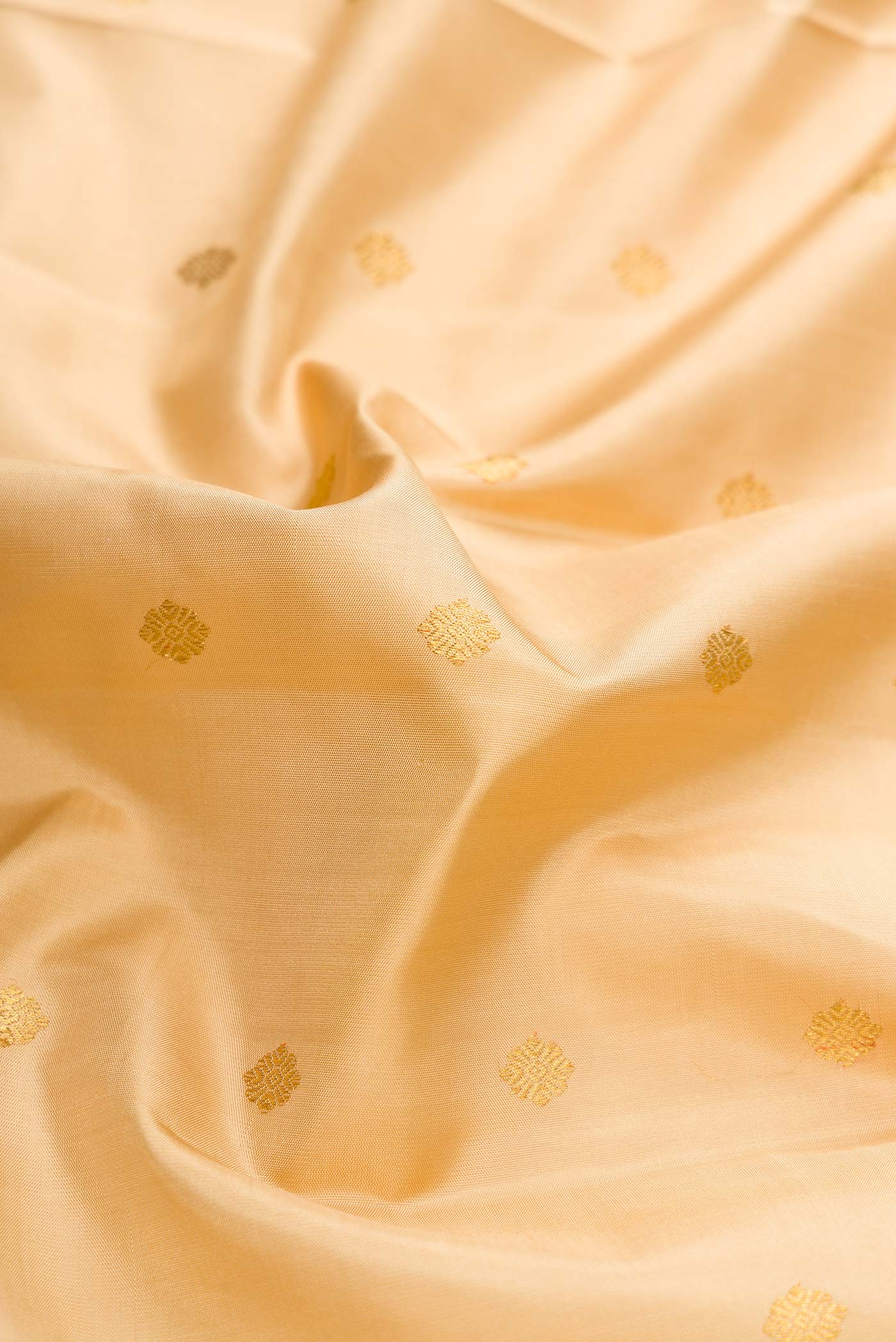 Pure Silk Pure Zari Sandal Dual Tone Kanjivaram Saree - Image 2