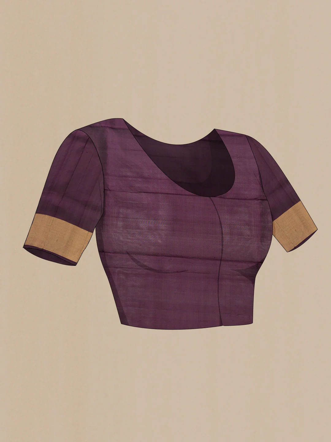 Purple Soft Silk Saree - Image 4