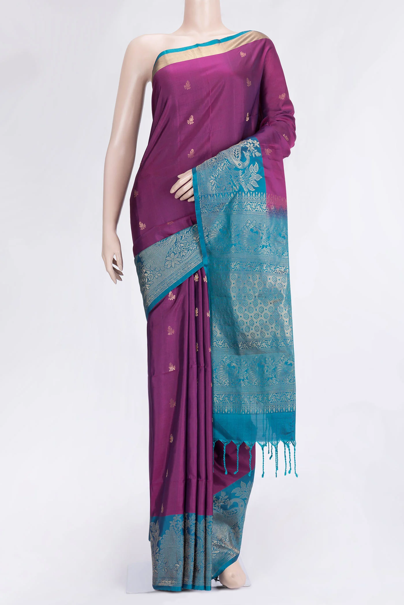 Purple Soft Silk Saree