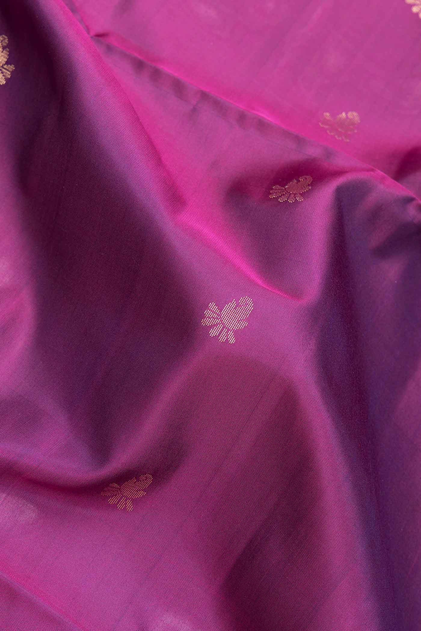 Purple Soft Silk Saree - Image 2