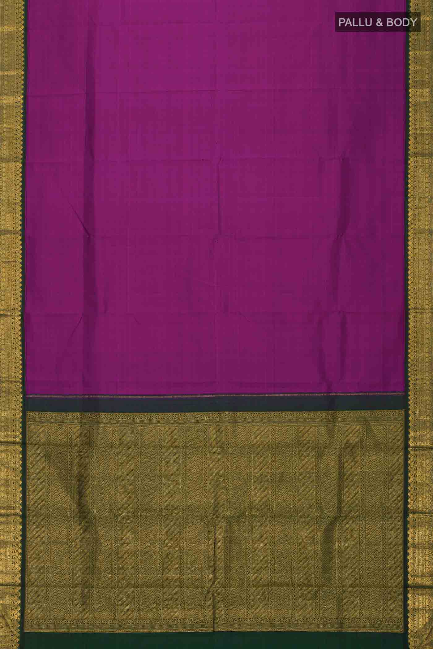 Purple Kanjivaram Silk Saree - Image 6