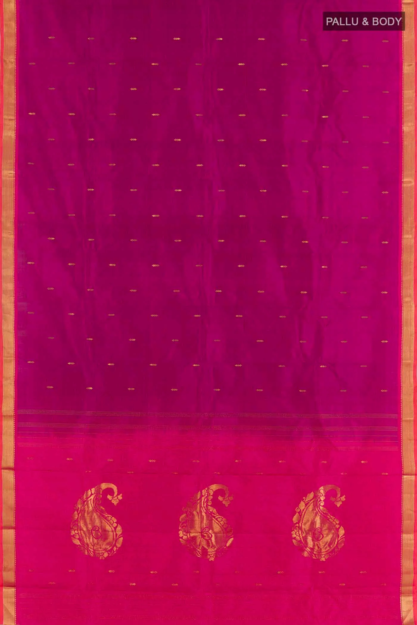 Purple Kanchipuram Silk Saree - Image 6