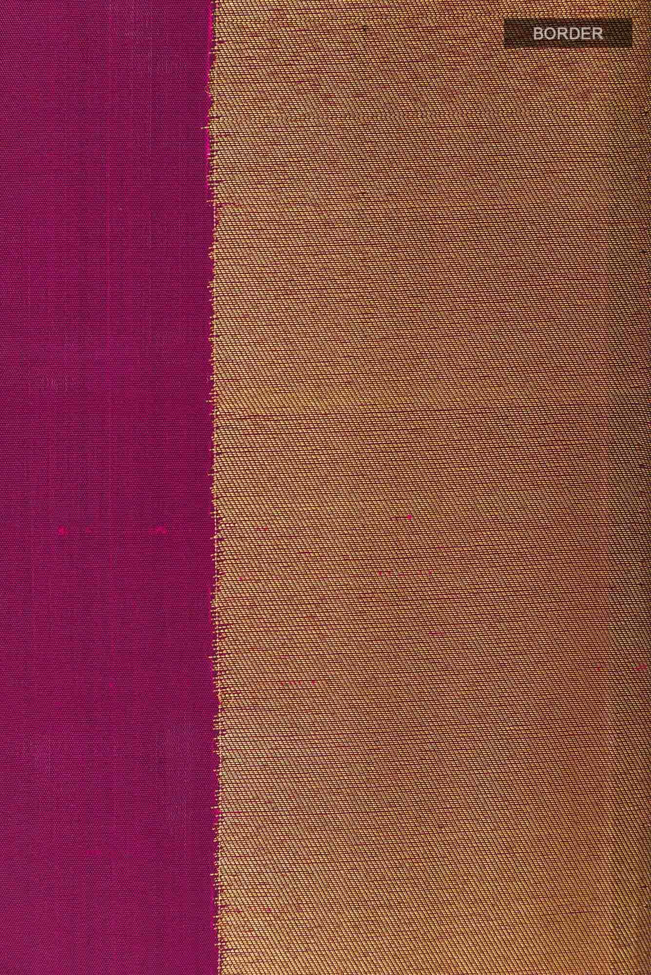 Purple Kanjivaram Silk Saree - Image 6