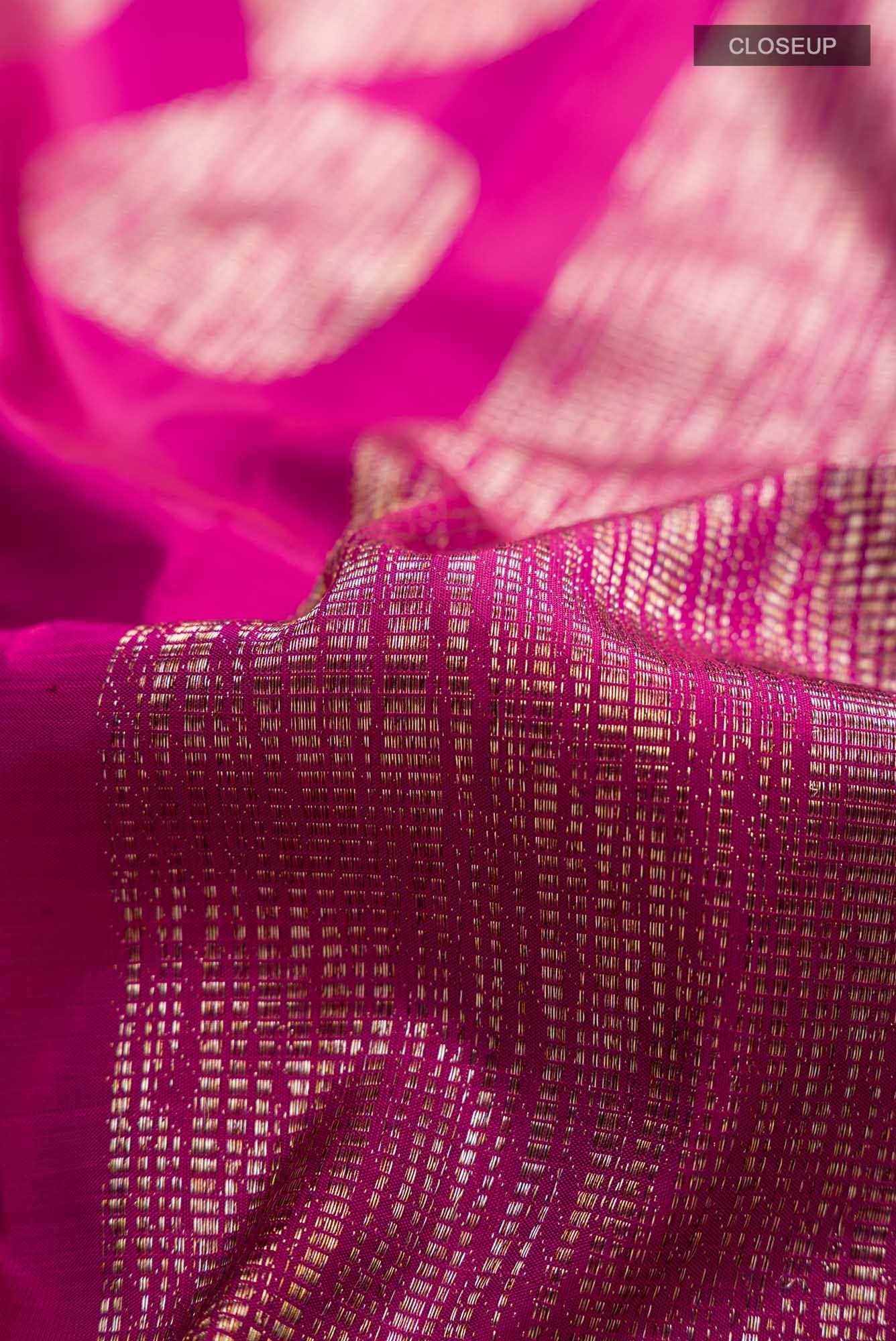 Purple Kanjivaram Silk Saree - Image 3