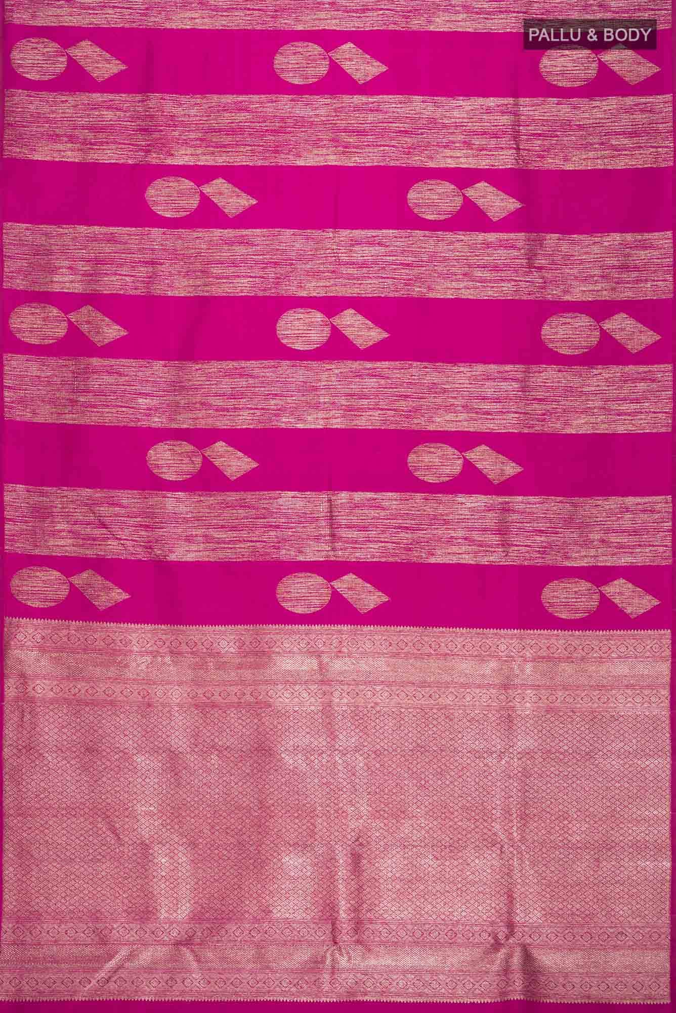 Purple Kanjivaram Silk Saree - Image 4