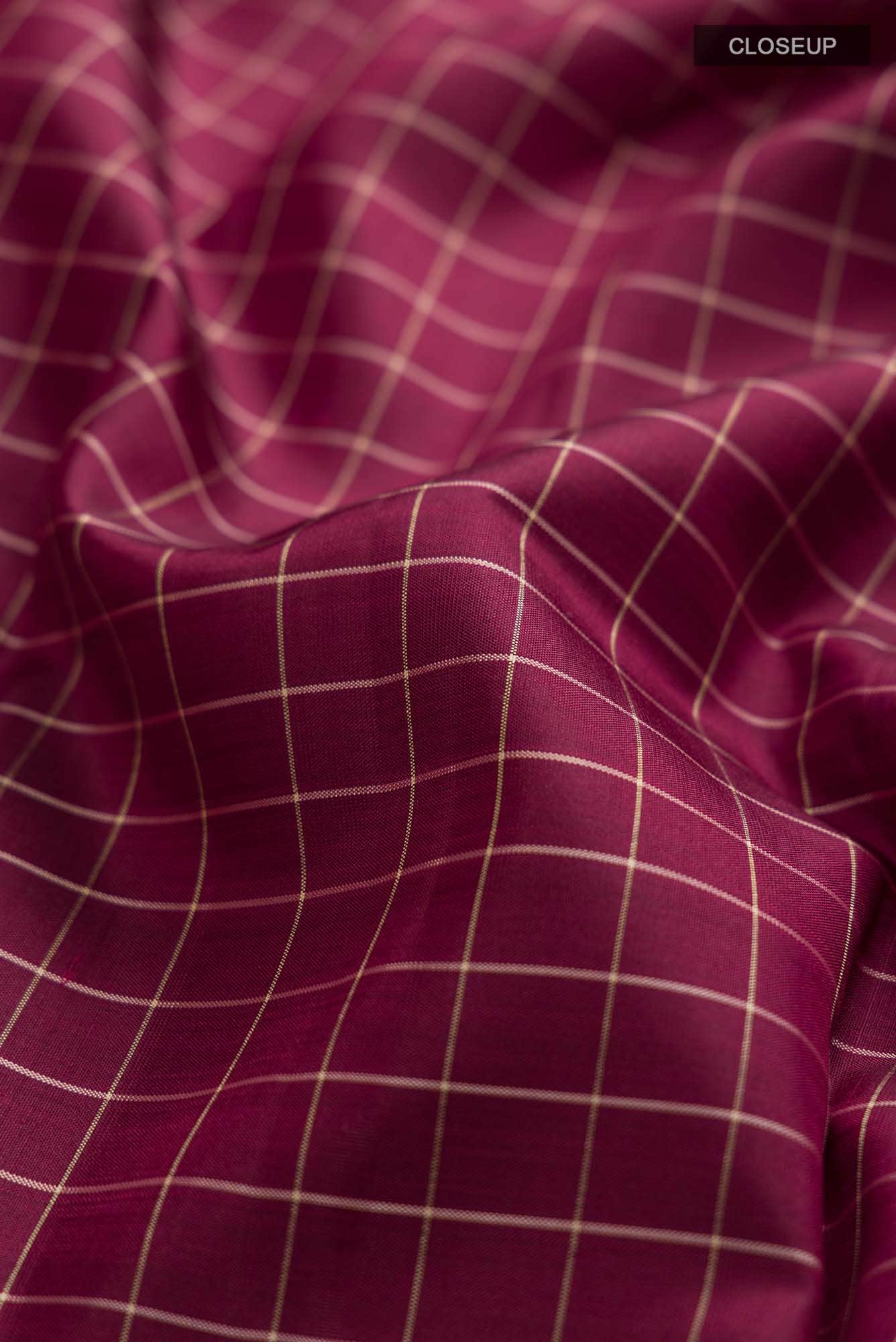 Purple Kanjivaram Silk Saree - Image 3