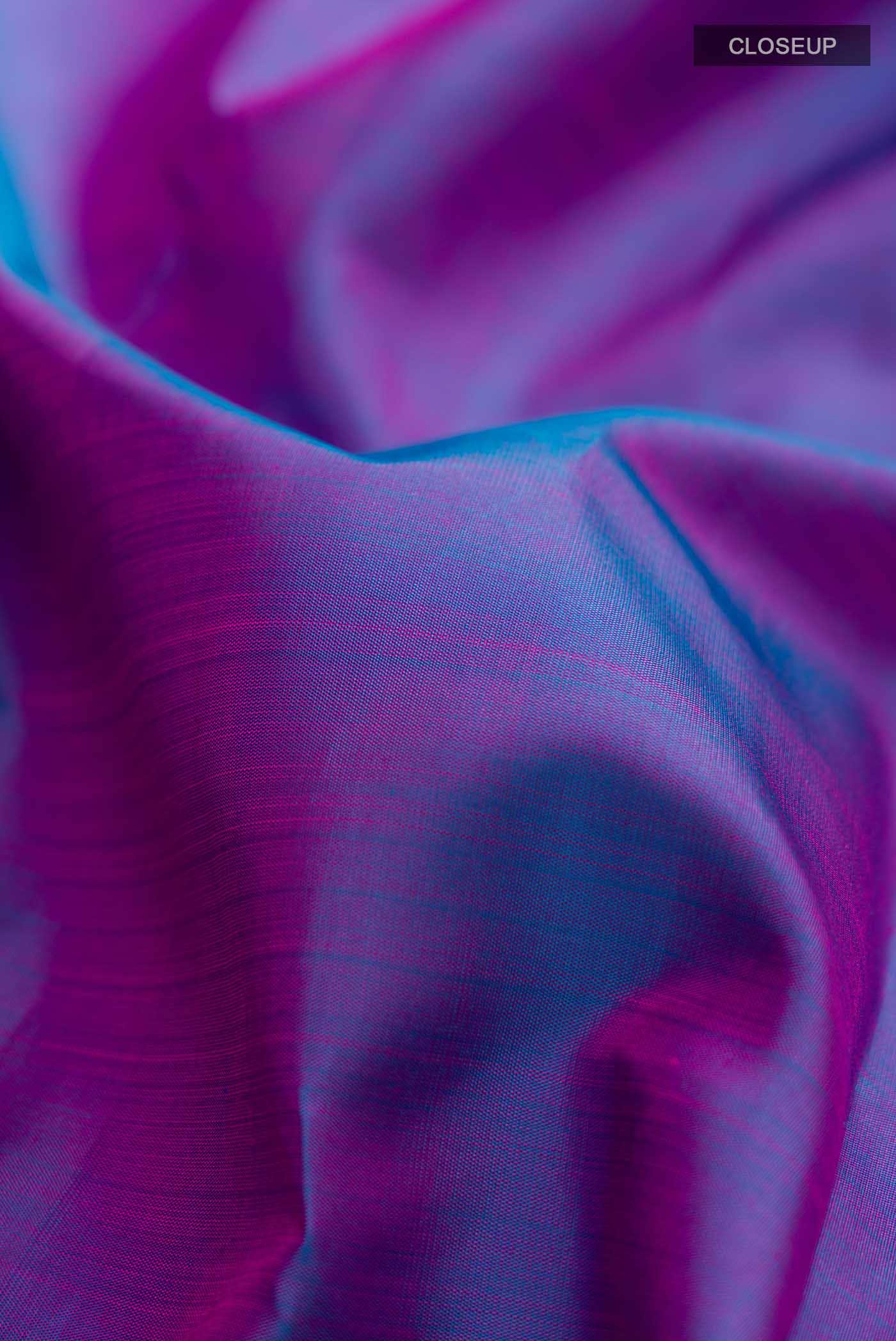 Purple Kanjivaram Silk Saree - Image 3
