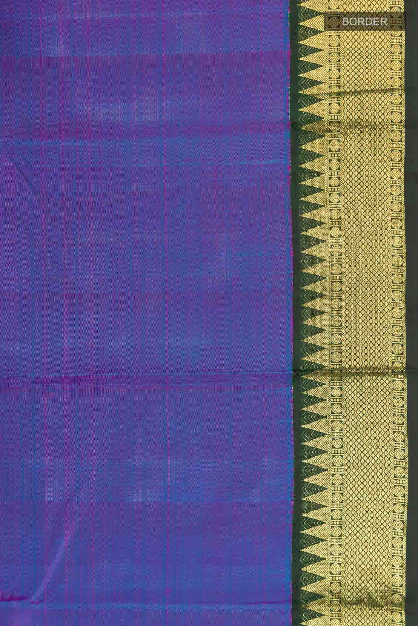 Purple Kanjivaram Silk Saree - Image 5