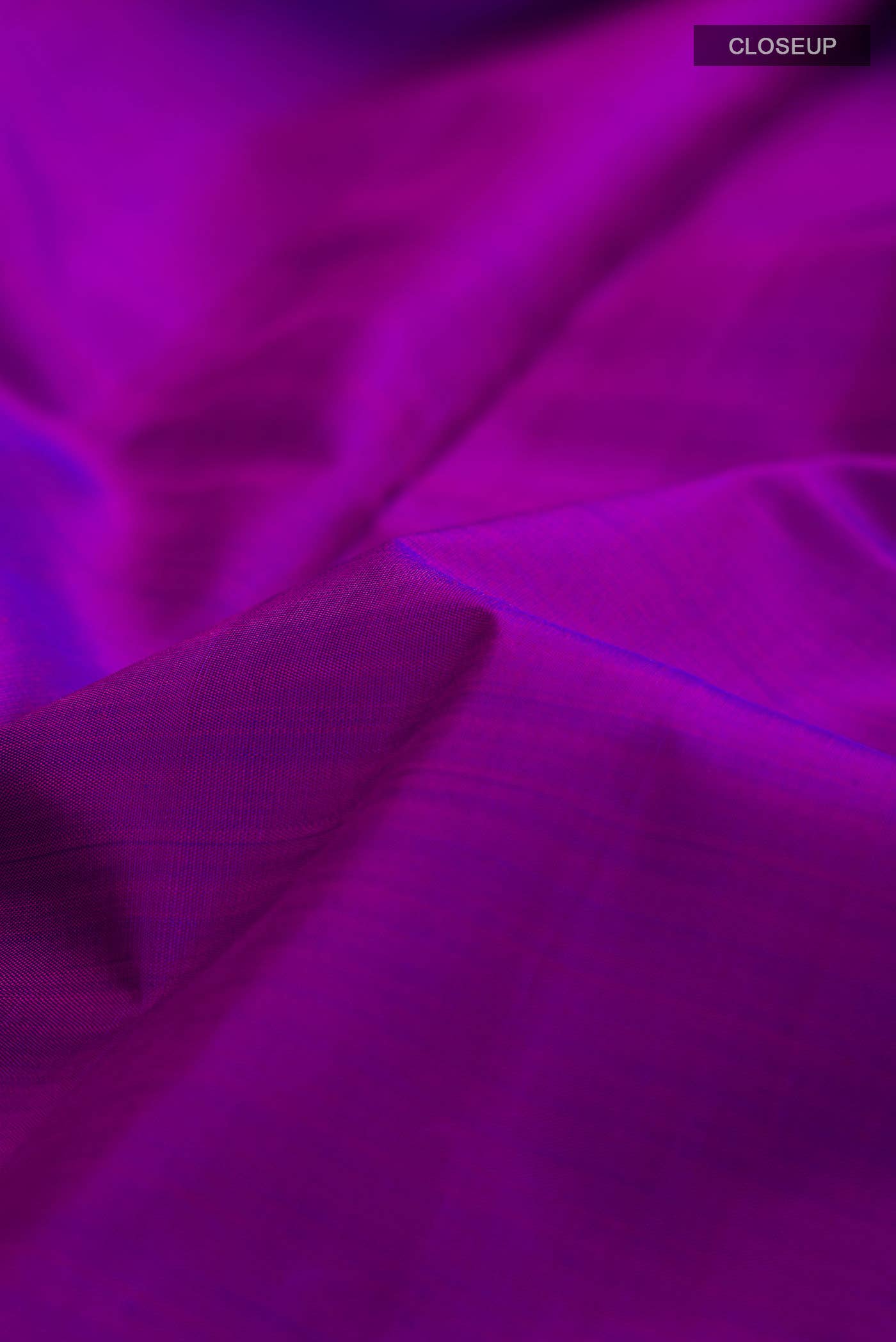 Purple Kanchipuram Silk Saree - Image 3