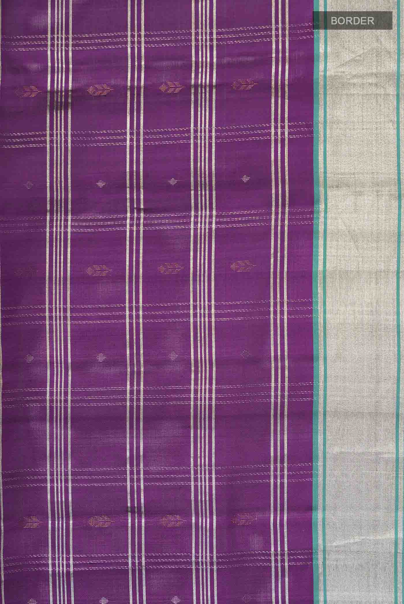 Purple Soft Silk Saree - Image 3