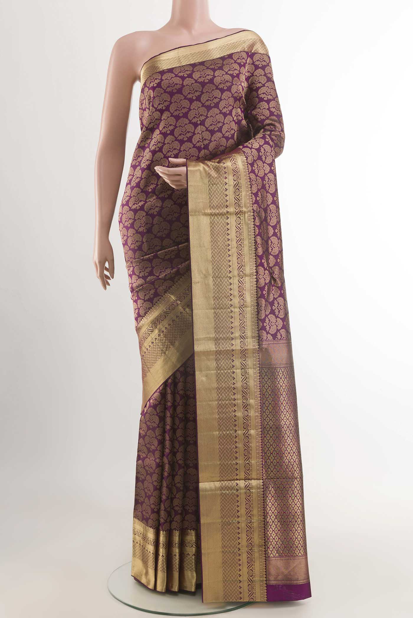 Purple Soft Silk Saree