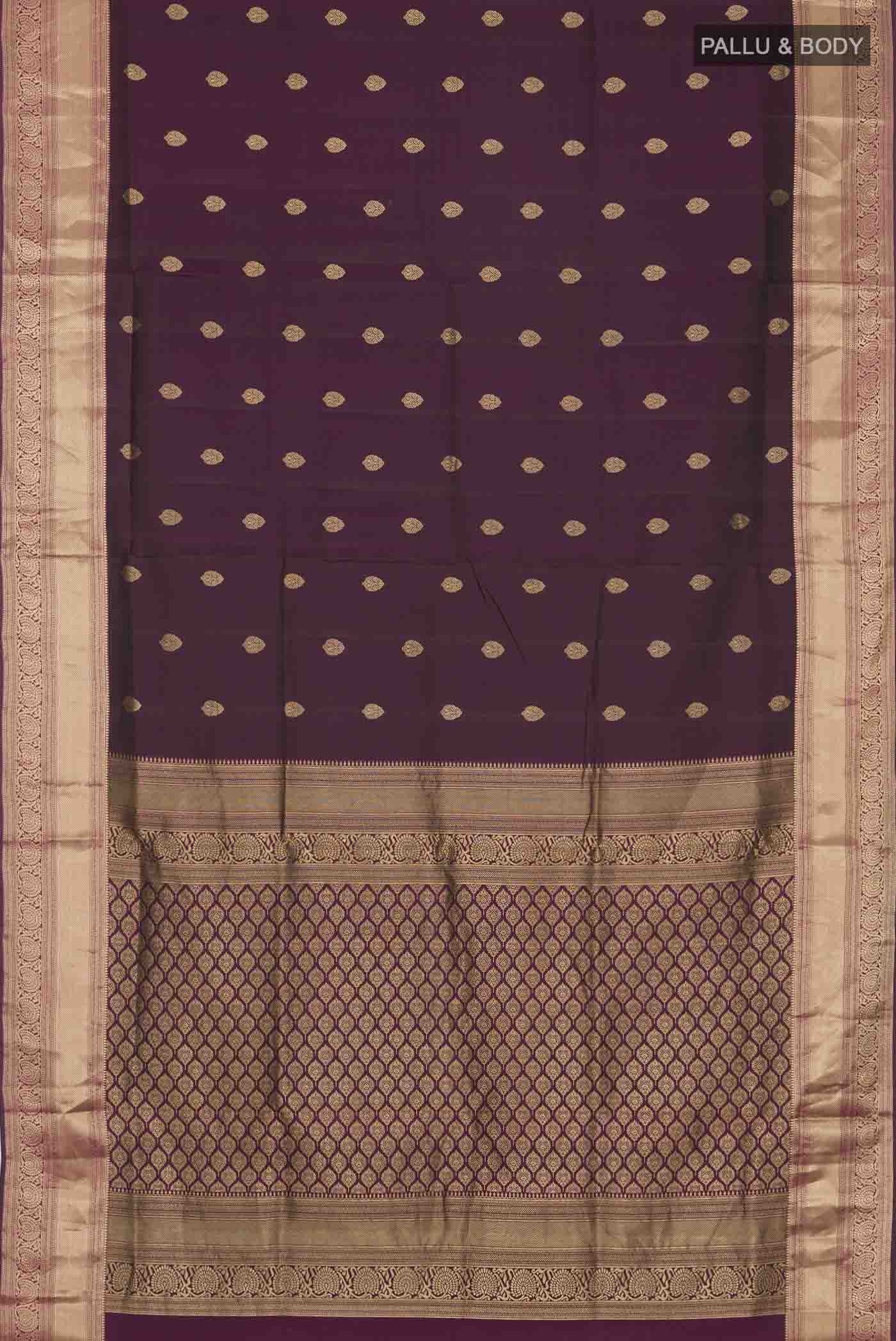 Purple Soft Silk Saree - Image 6