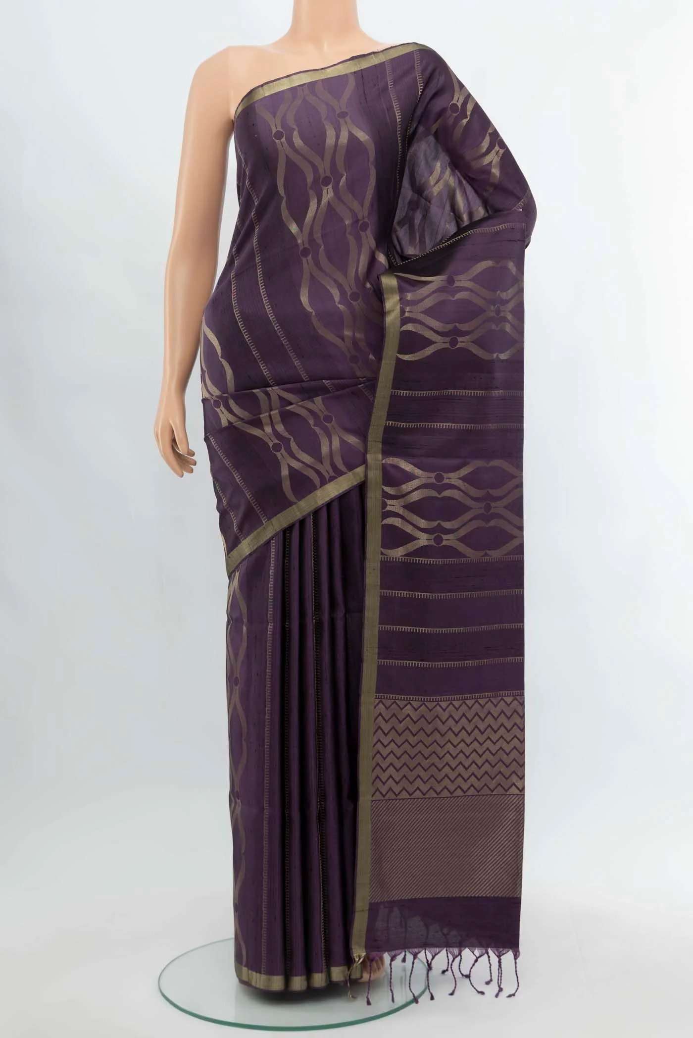 Violet Soft Silk Saree