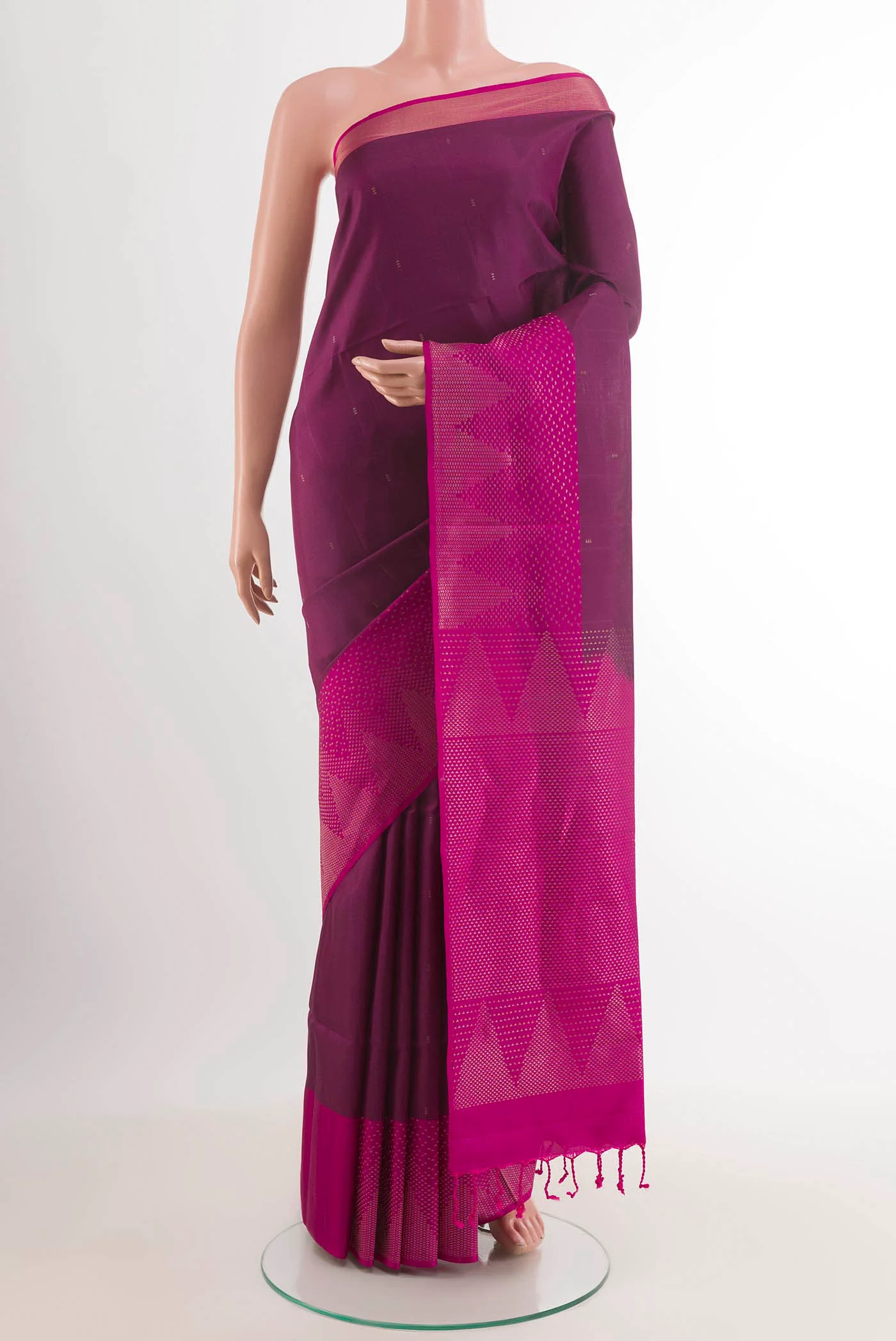 Purple Soft Silk Saree