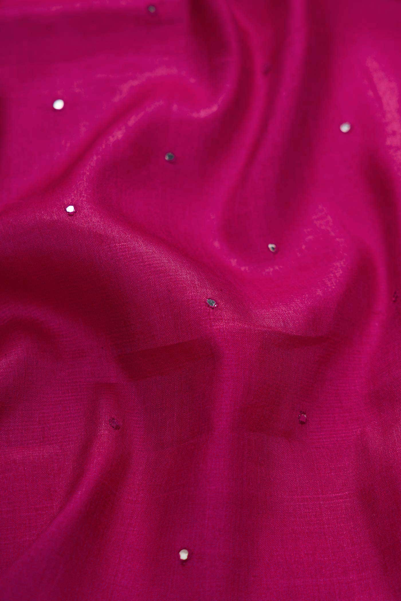 Purple Tussar Silk Saree - Image 3