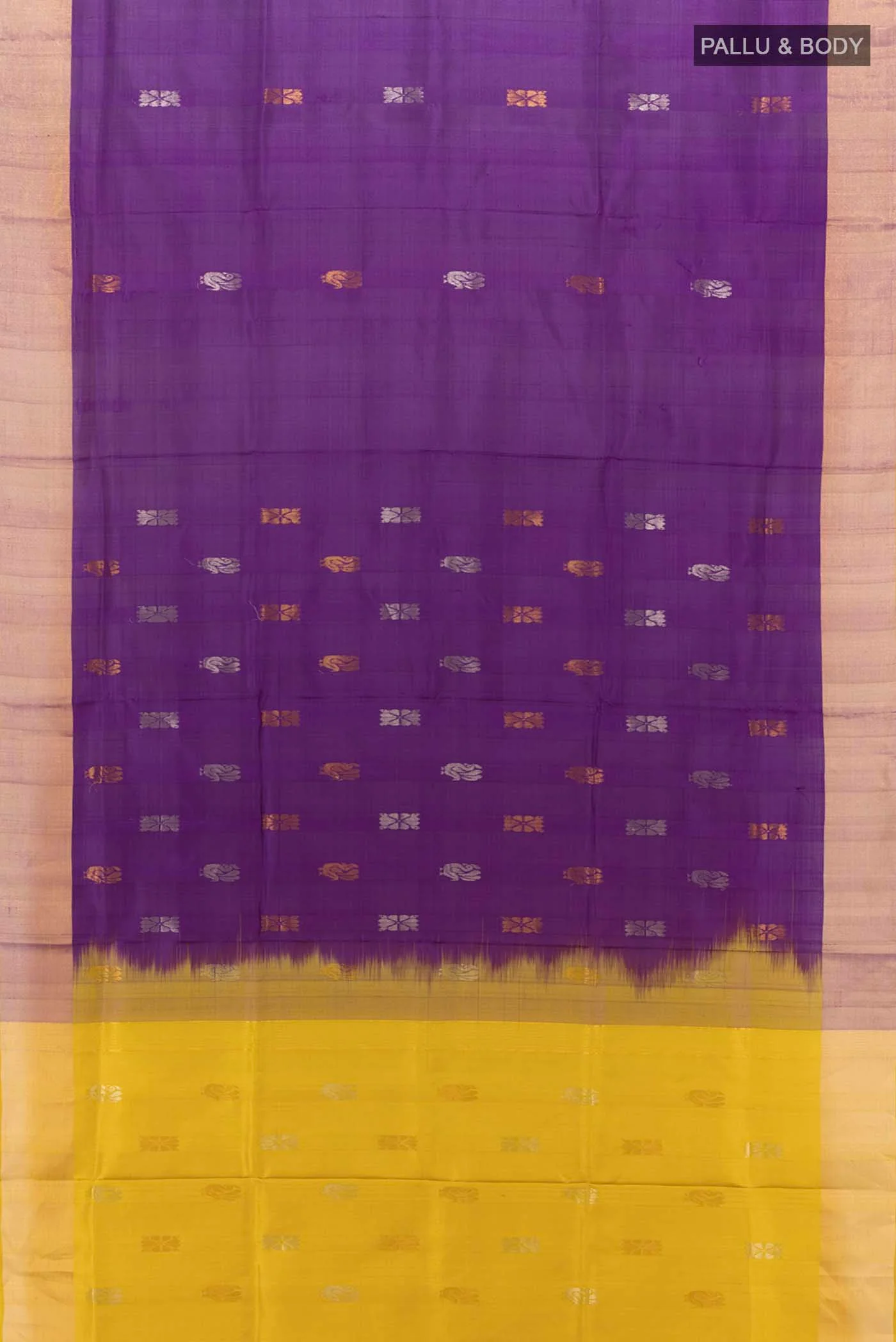 Purple Uppada Silk Saree - Image 5