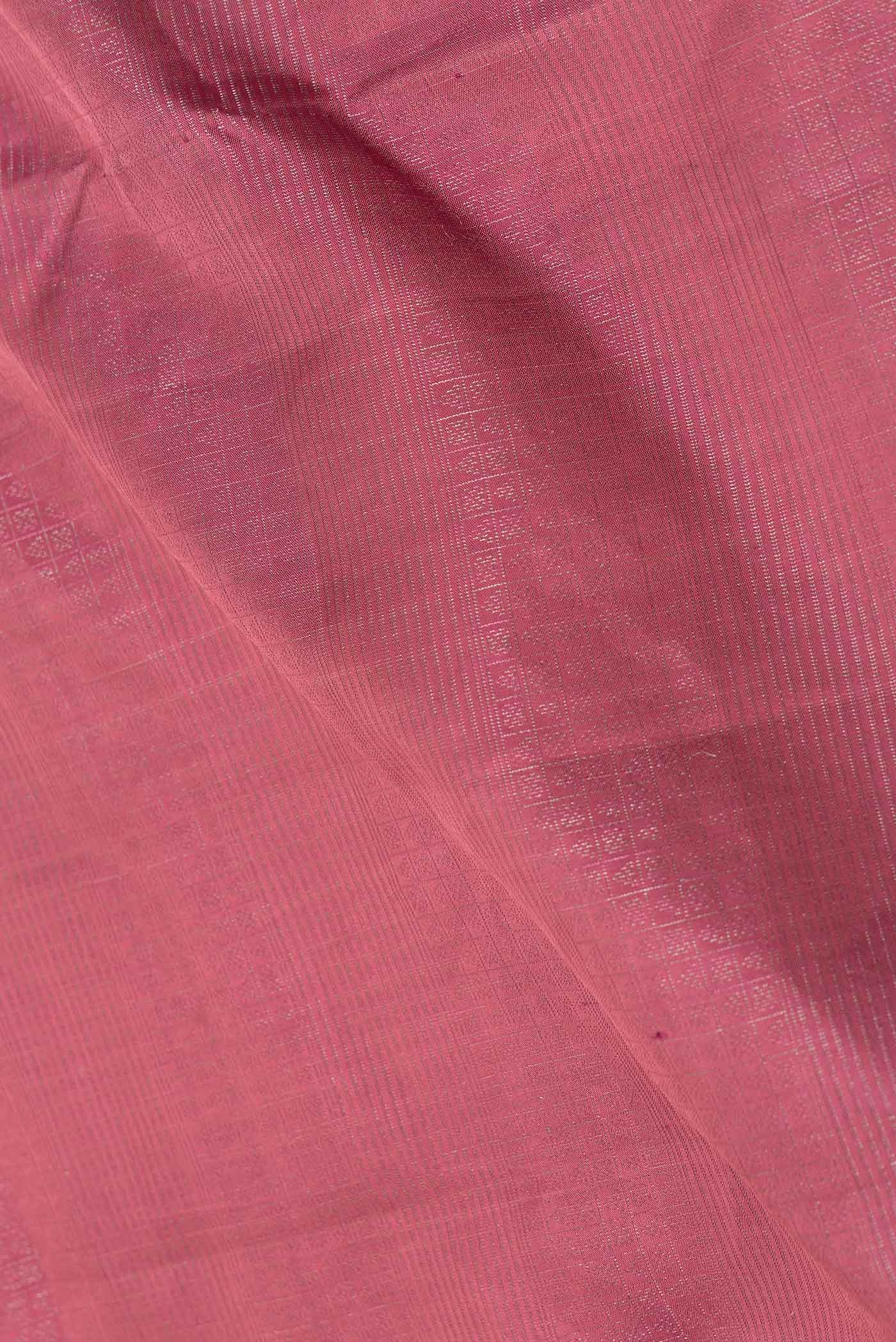 Rani Pink Dual Tone Soft Silk Saree - Image 2