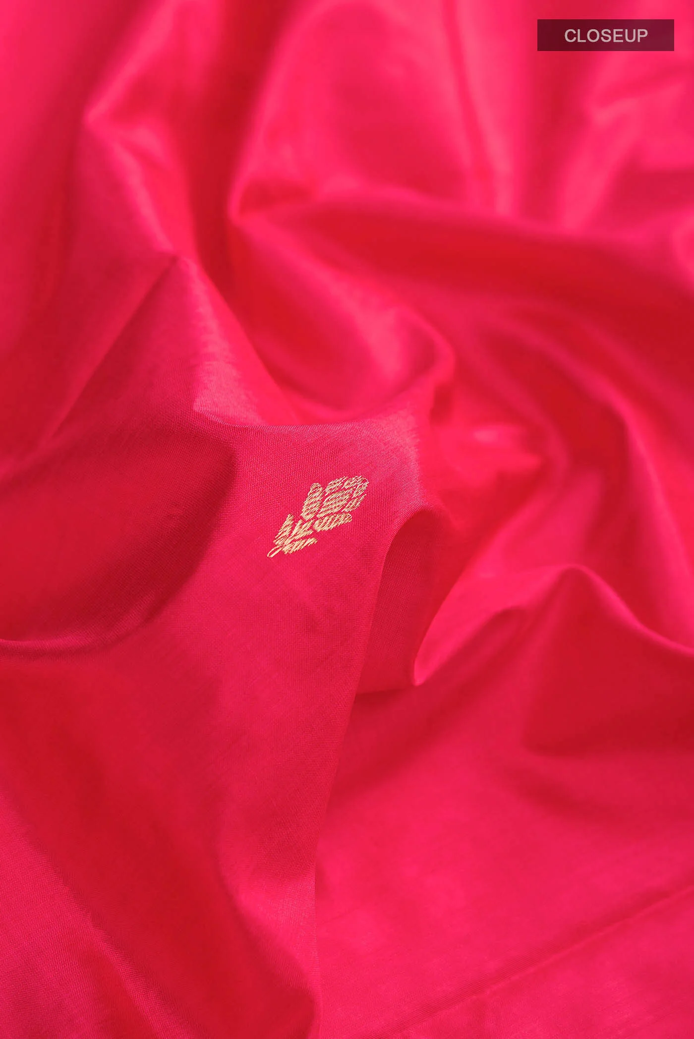 Red Banarasi Katan Silk Saree - Image 2