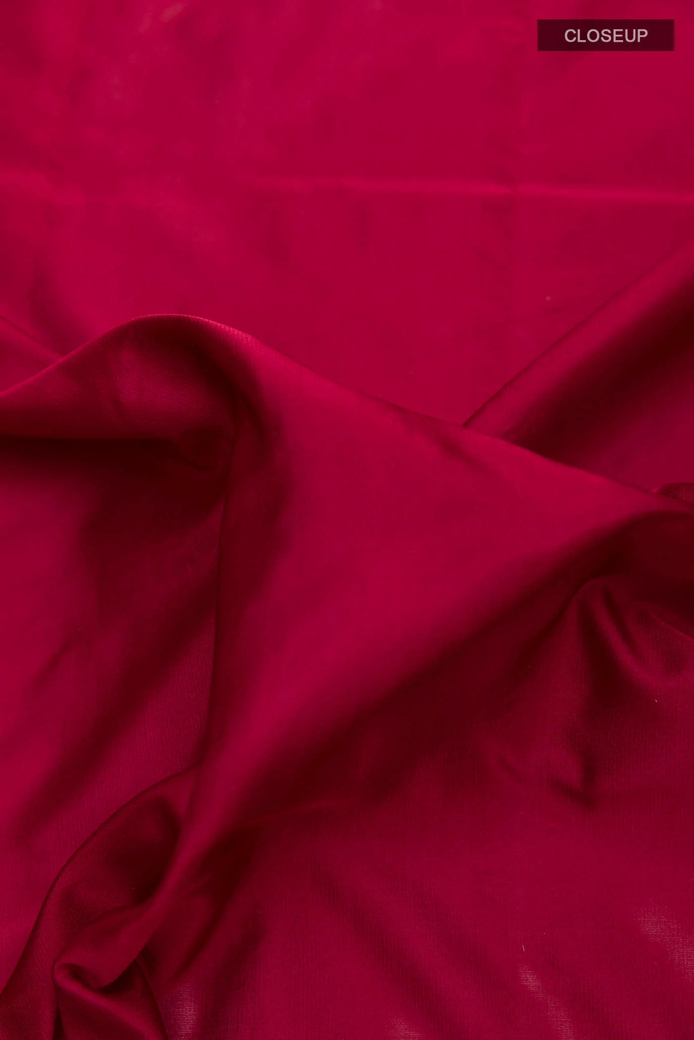 Red Banarasi Silk Saree - Image 2