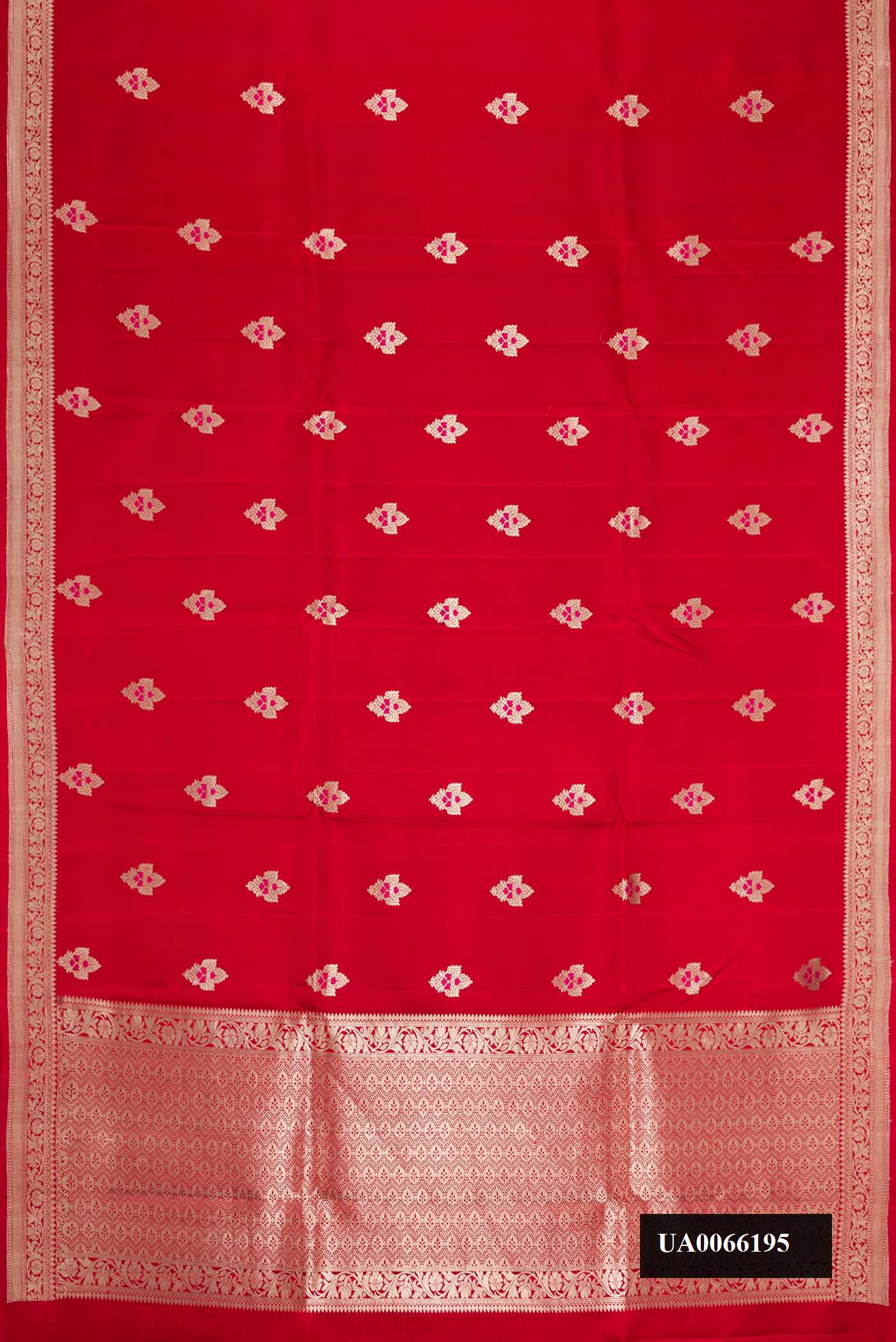 Red Dual Tone Banarasi Silk Saree