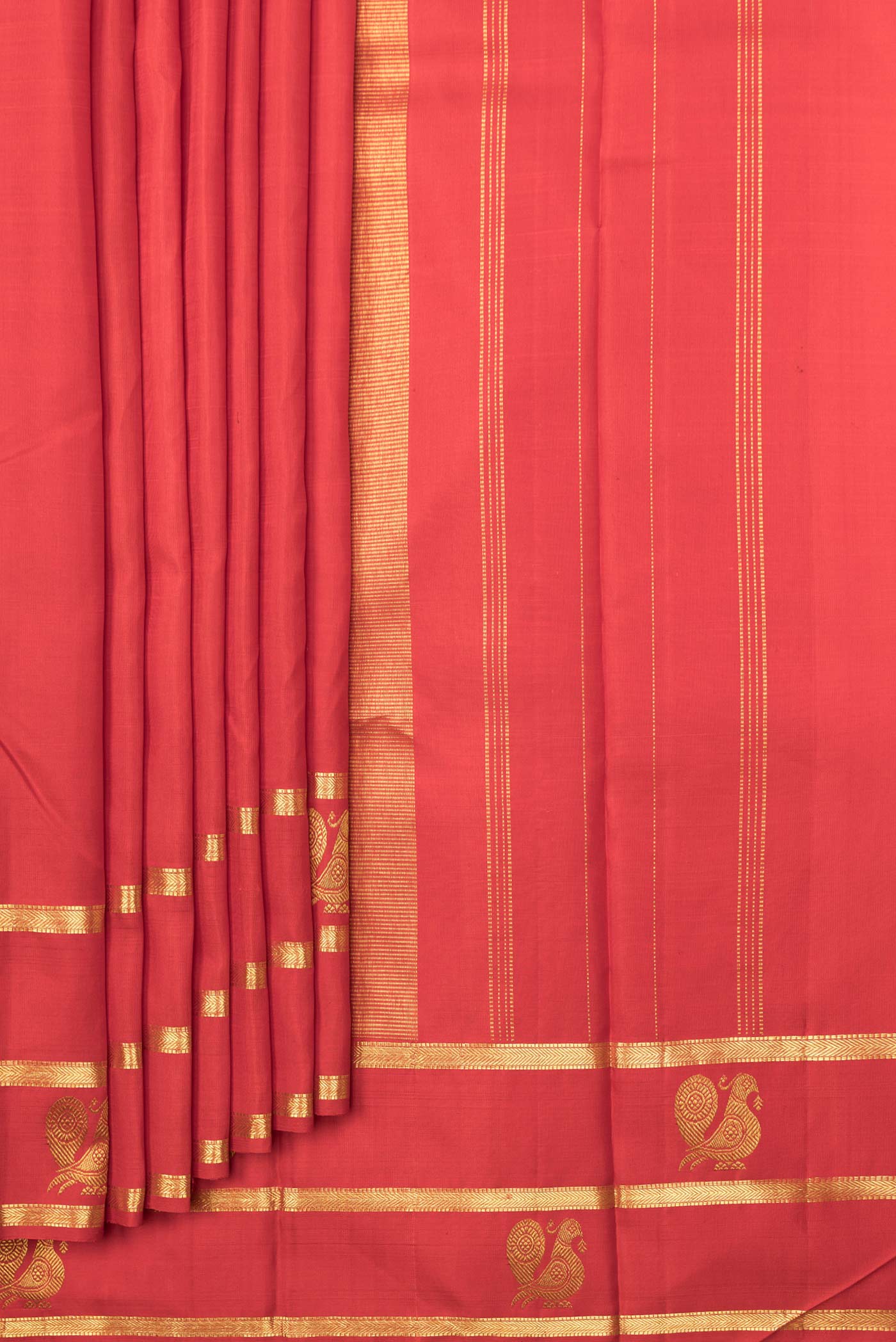 Red Kanchipuram Saree - Image 4
