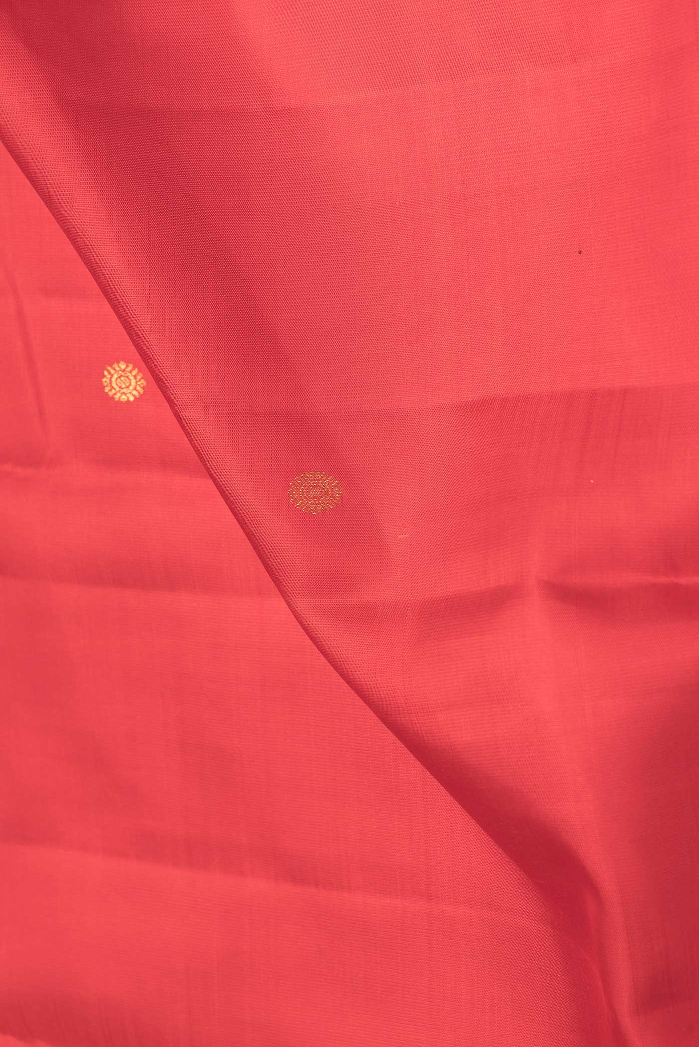 Red Kanchipuram Silk Saree - Image 2