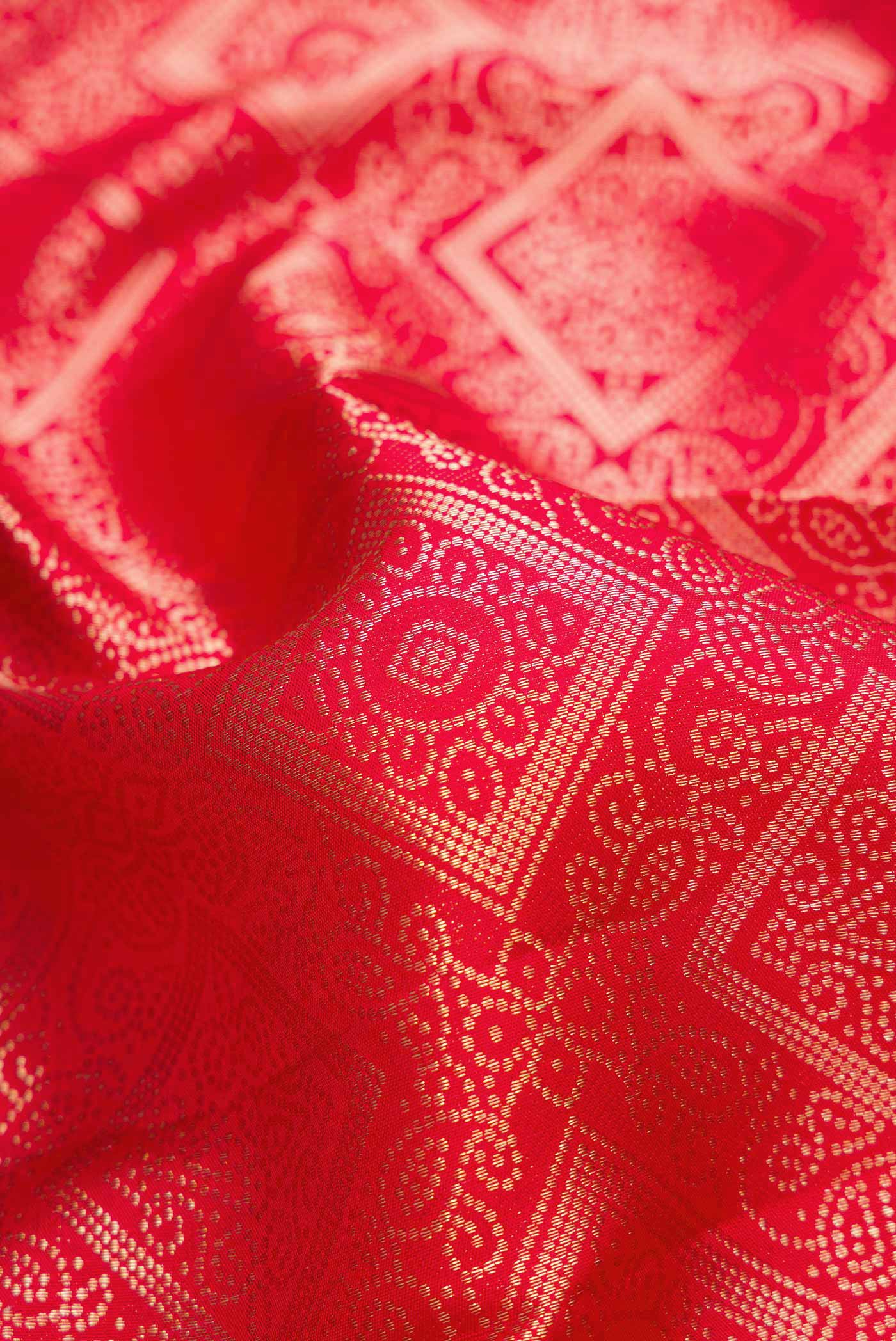 Red Kanjivaram Silk Saree - Image 2