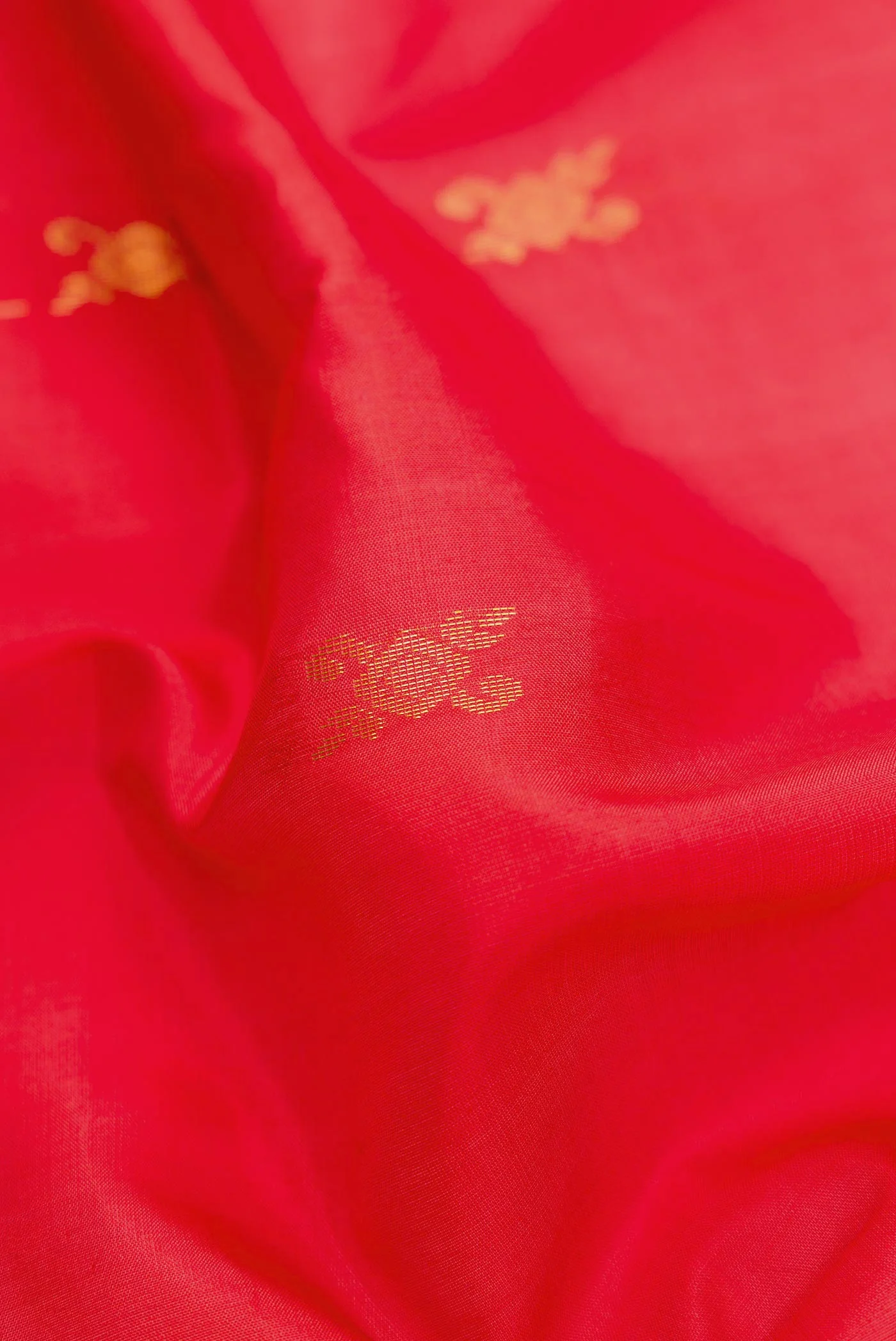 Red Soft Silk Saree - Image 2